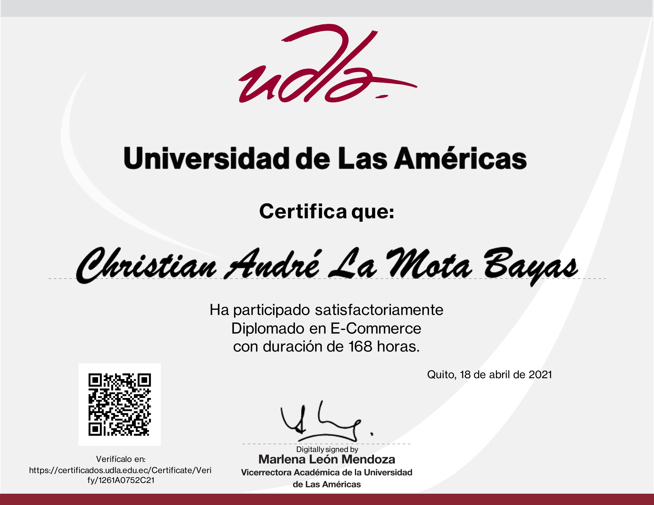 Certificado