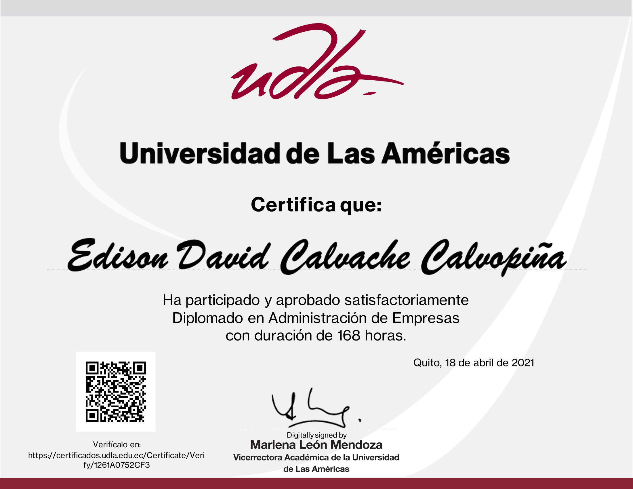 Certificado