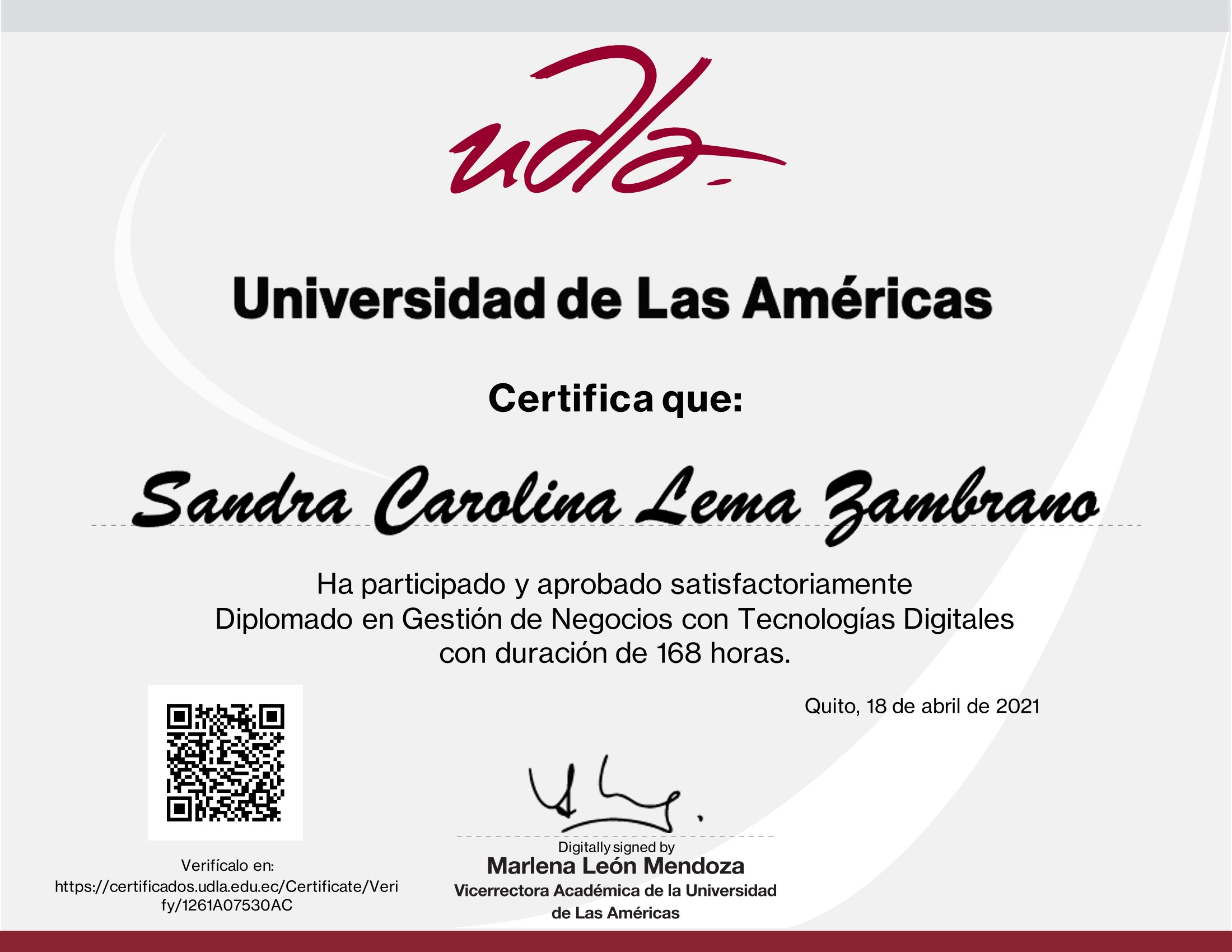 Certificado