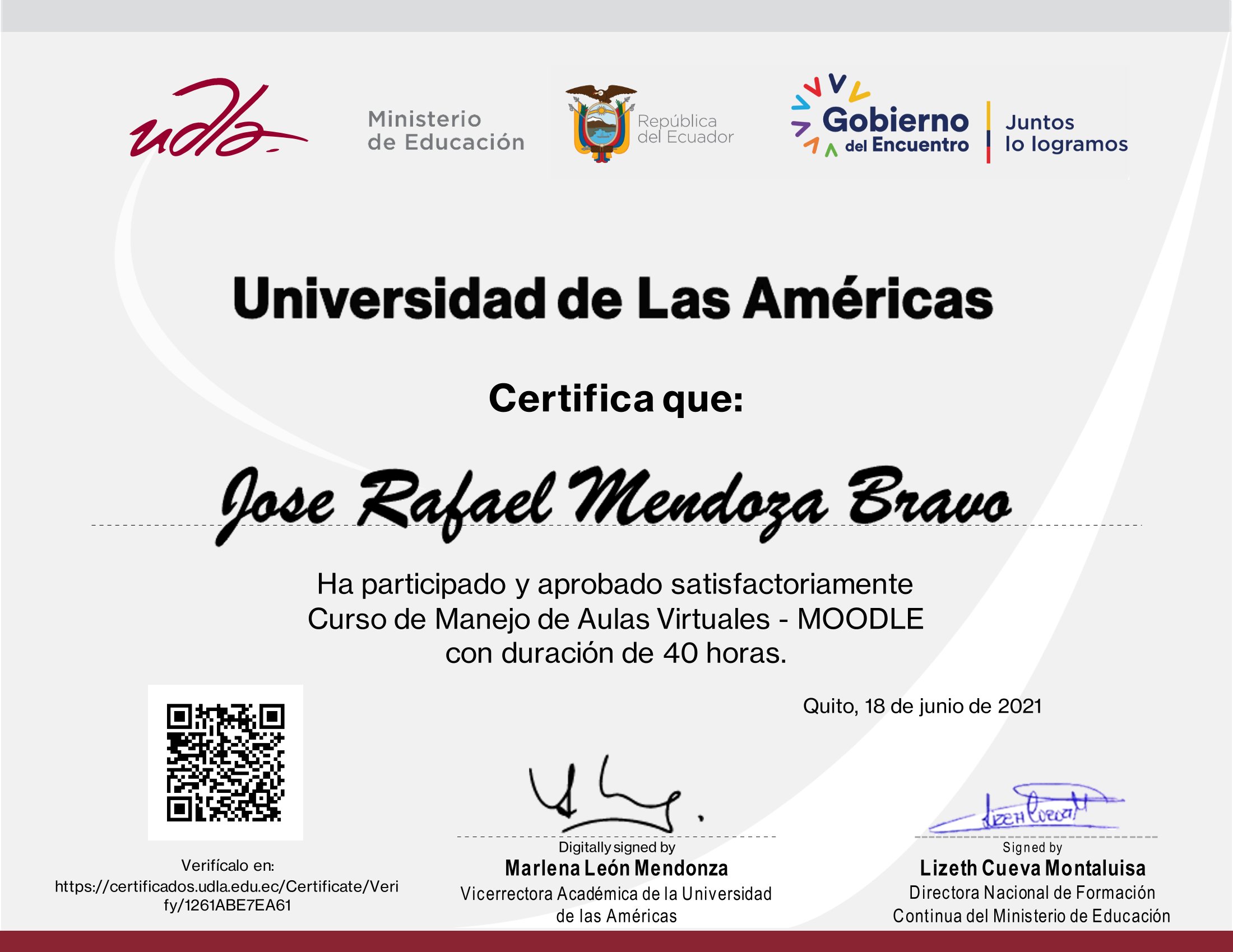 Certificado