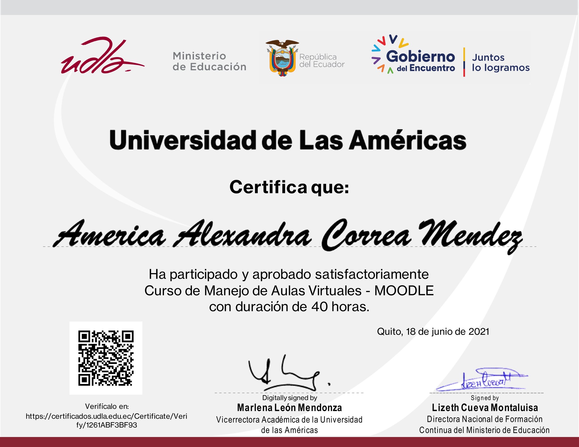 Certificado