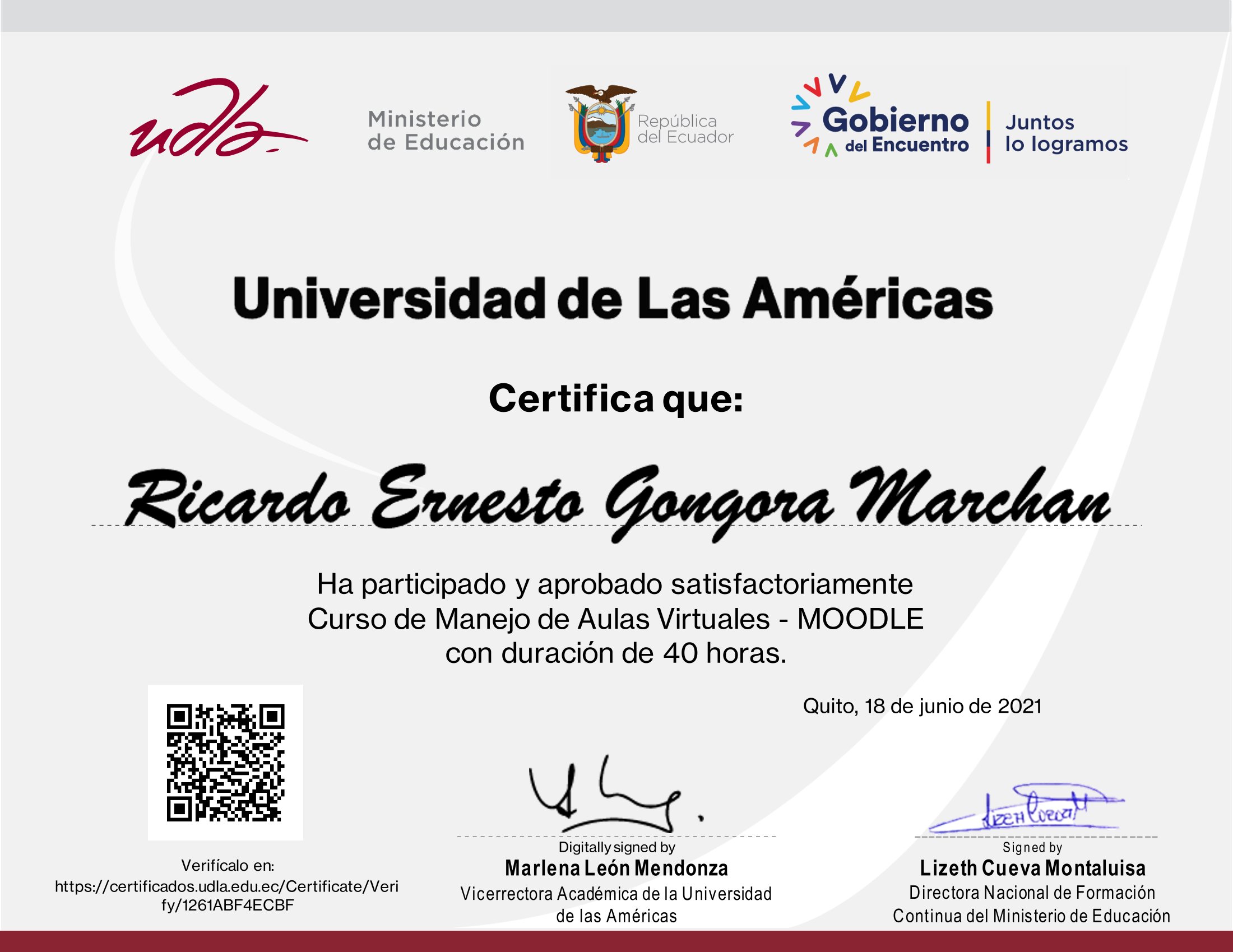 Certificado