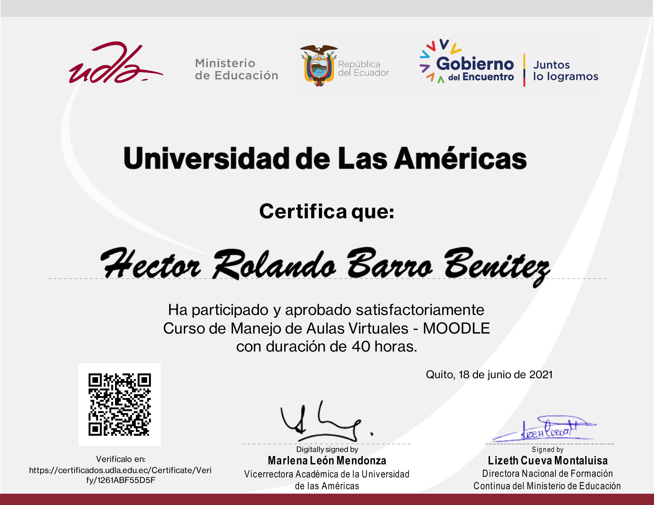 Certificado