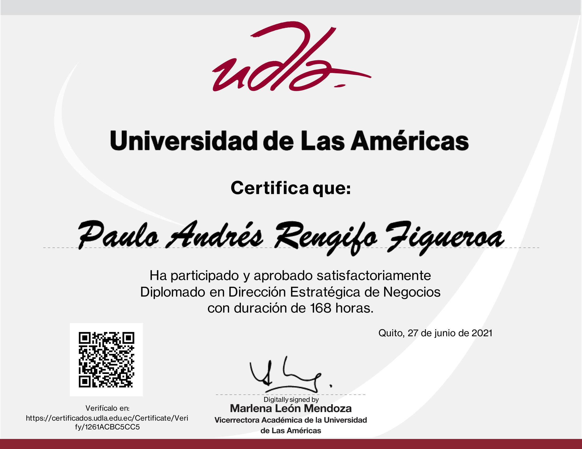 Certificado