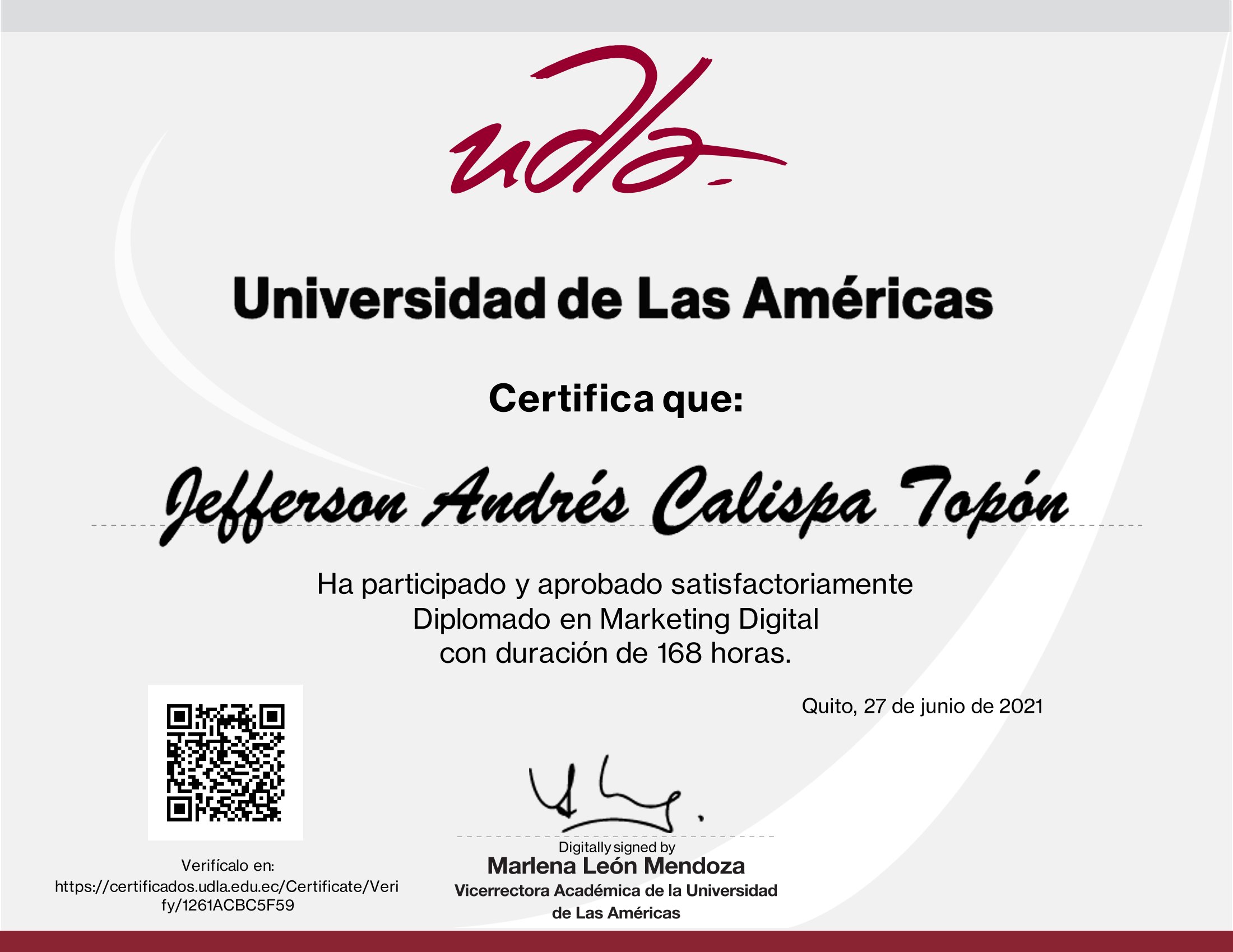 Certificado
