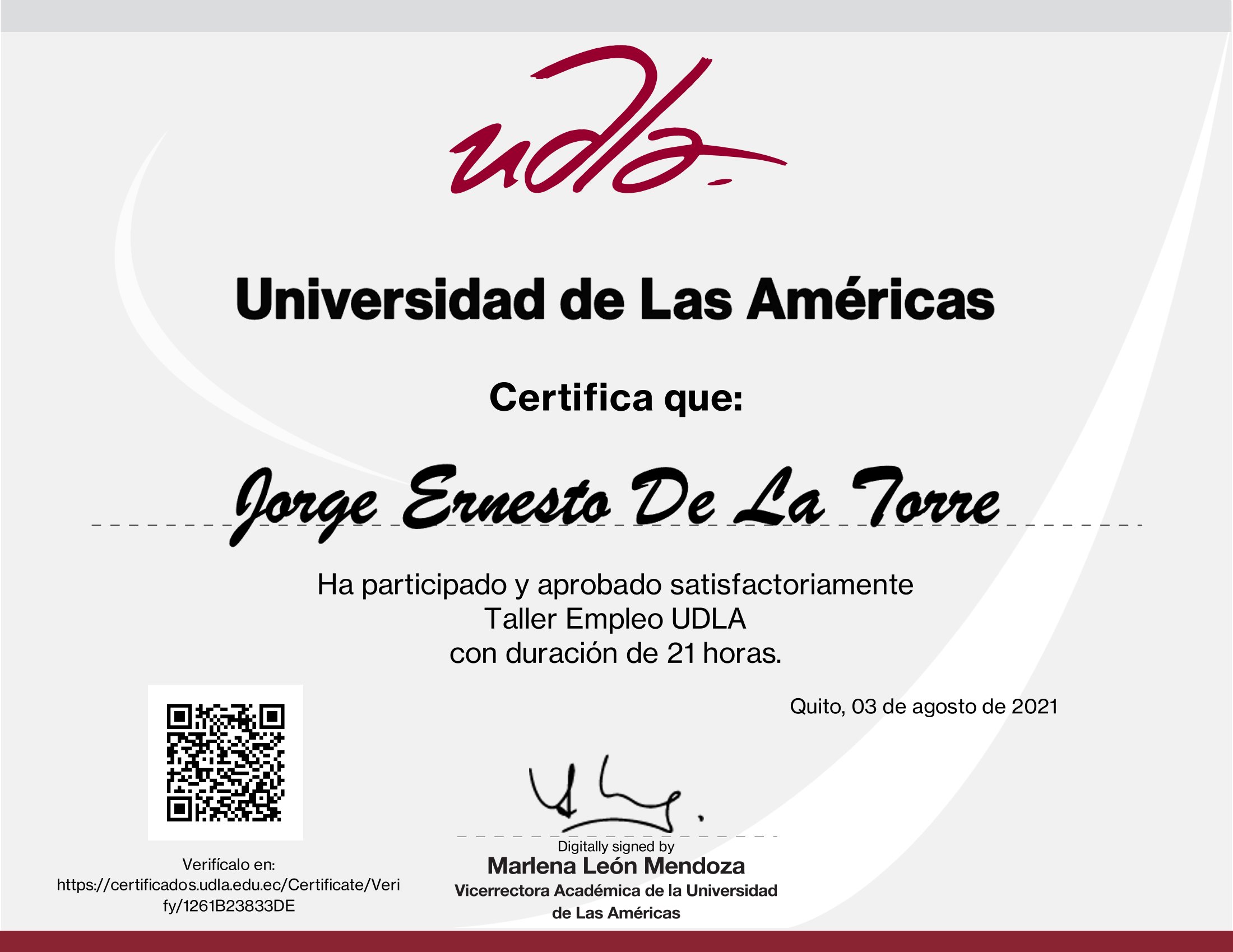 Certificado