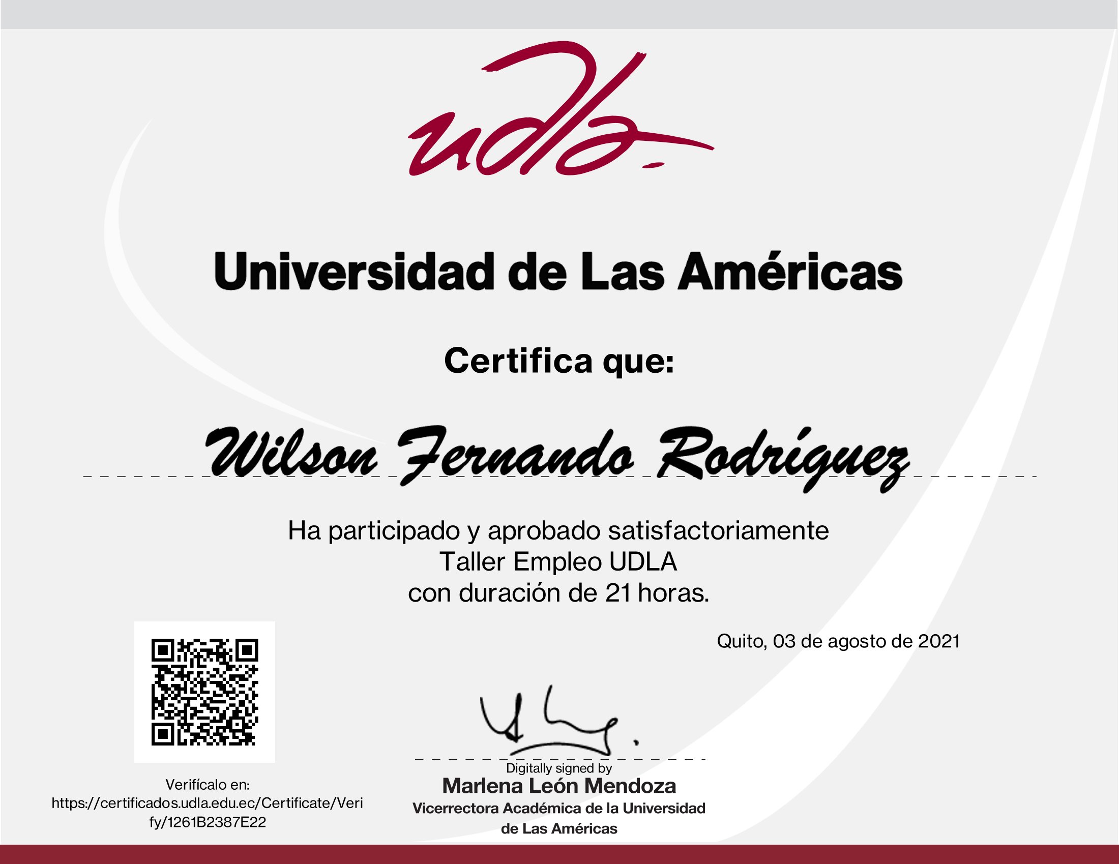 Certificado
