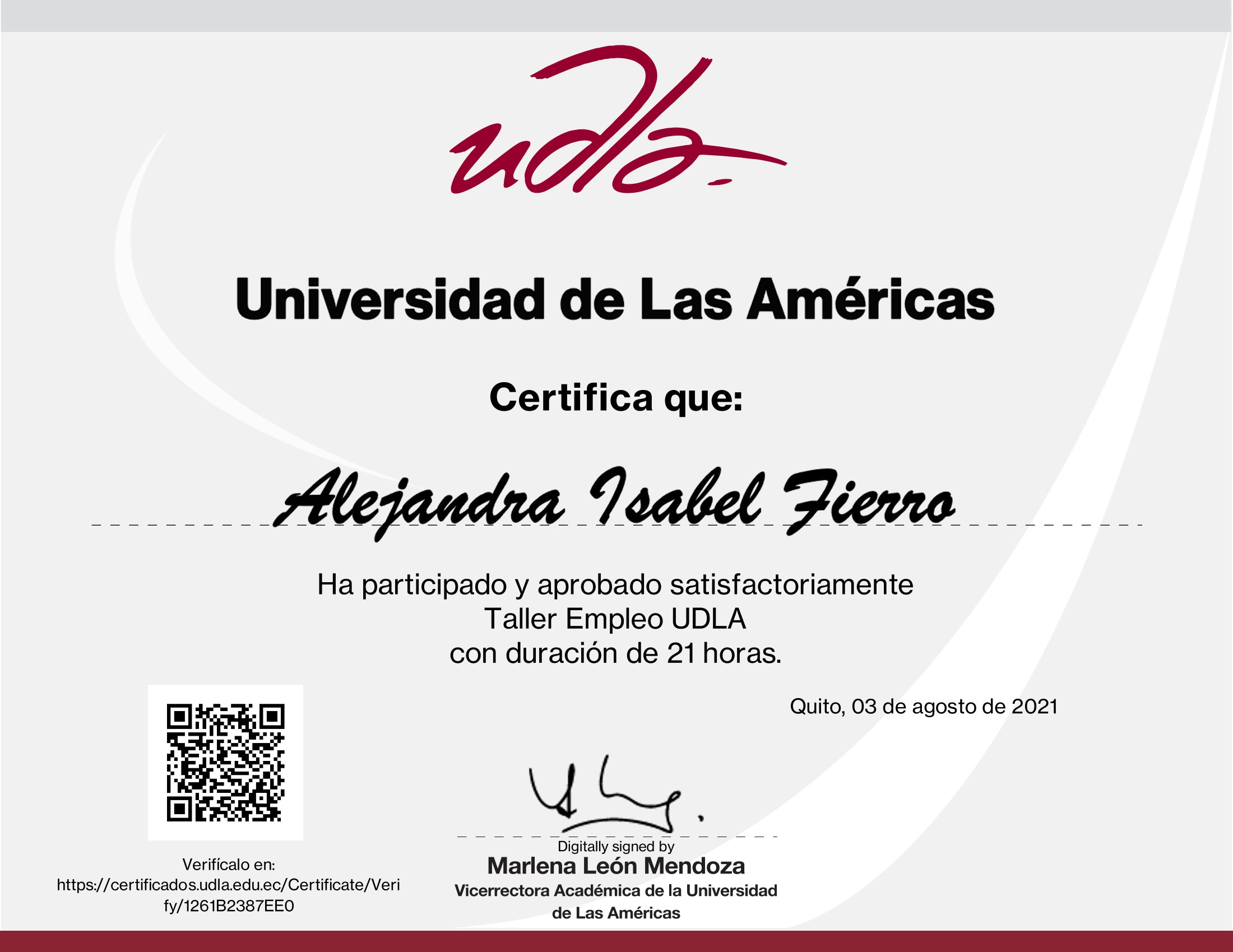 Certificado
