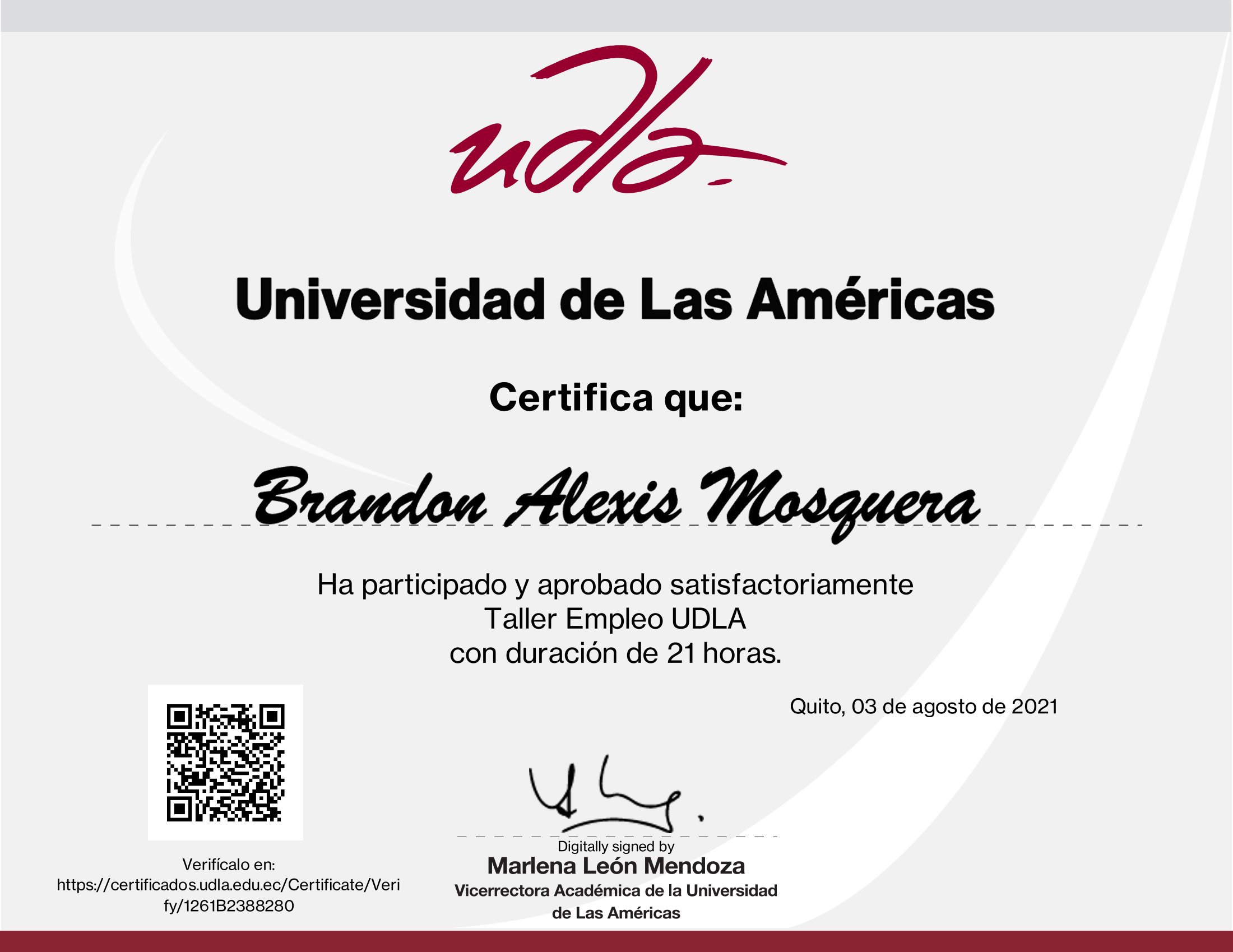 Certificado