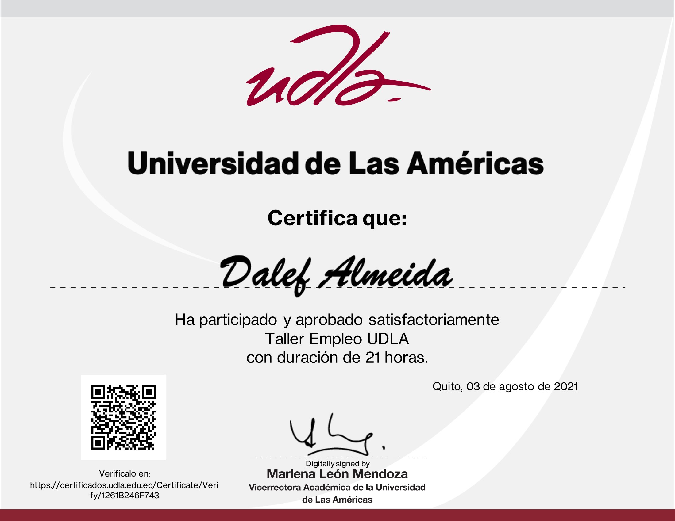 Certificado