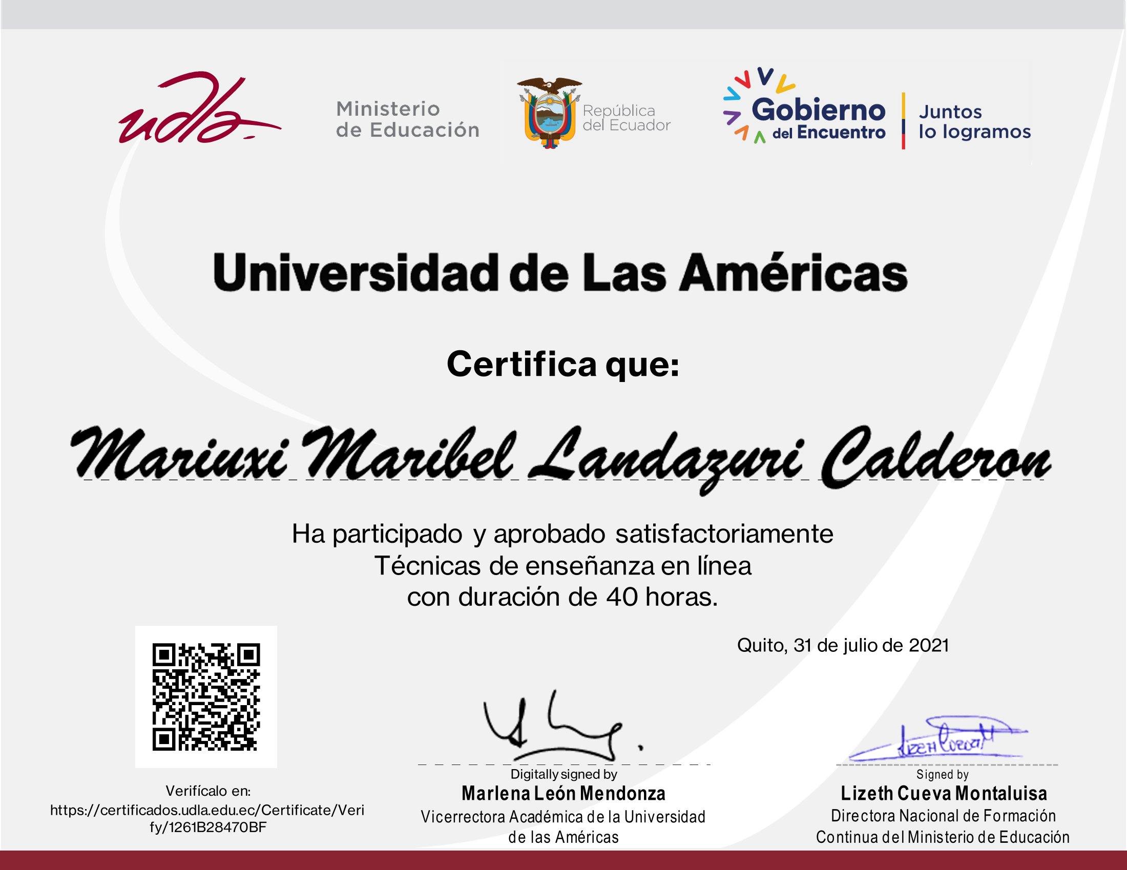 Certificado