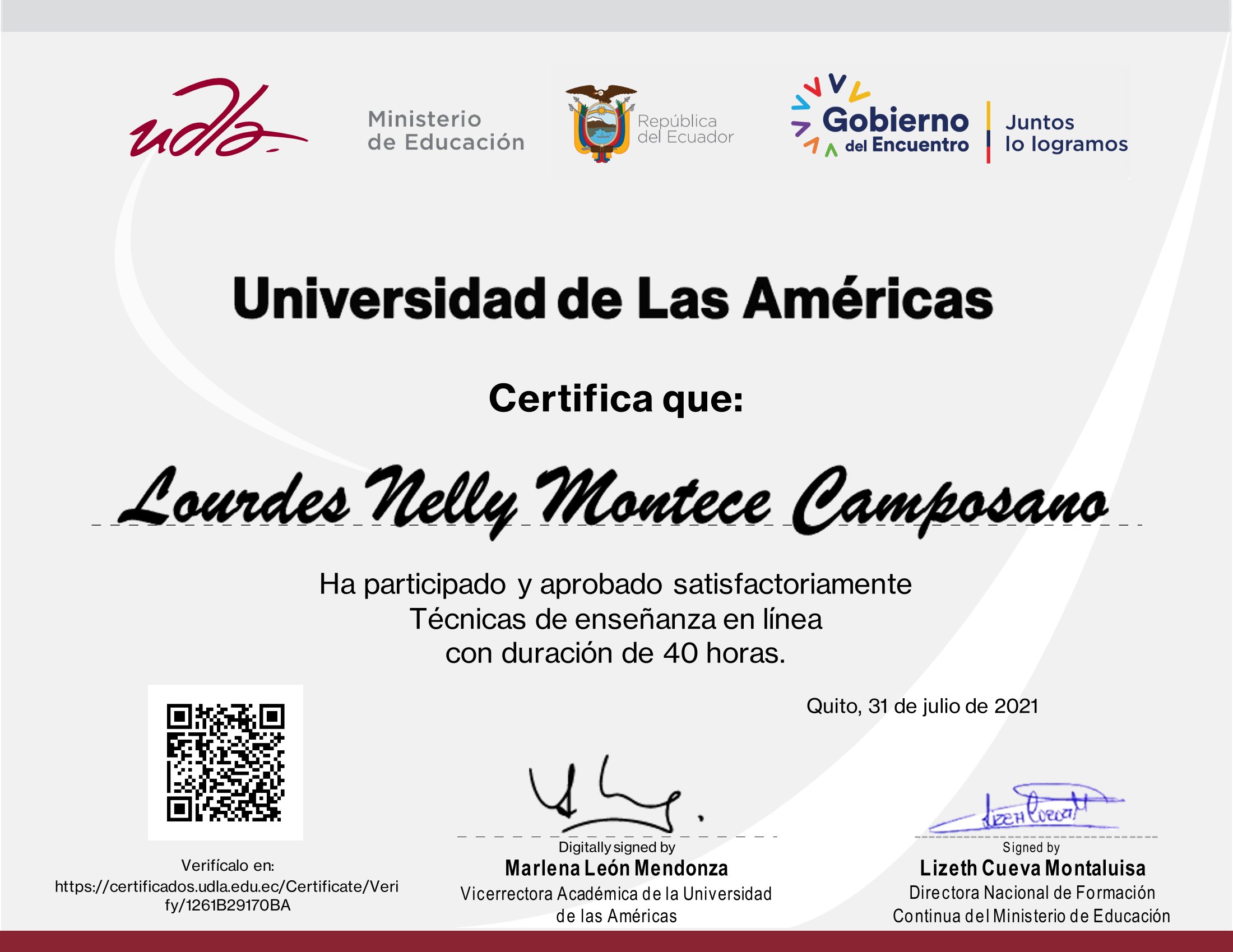 Certificado