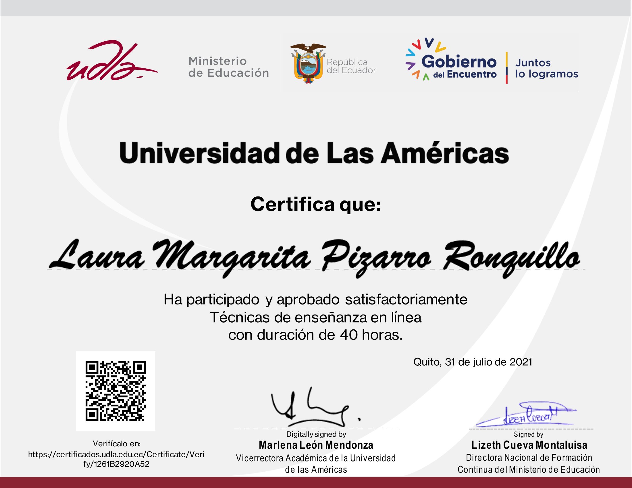 Certificado