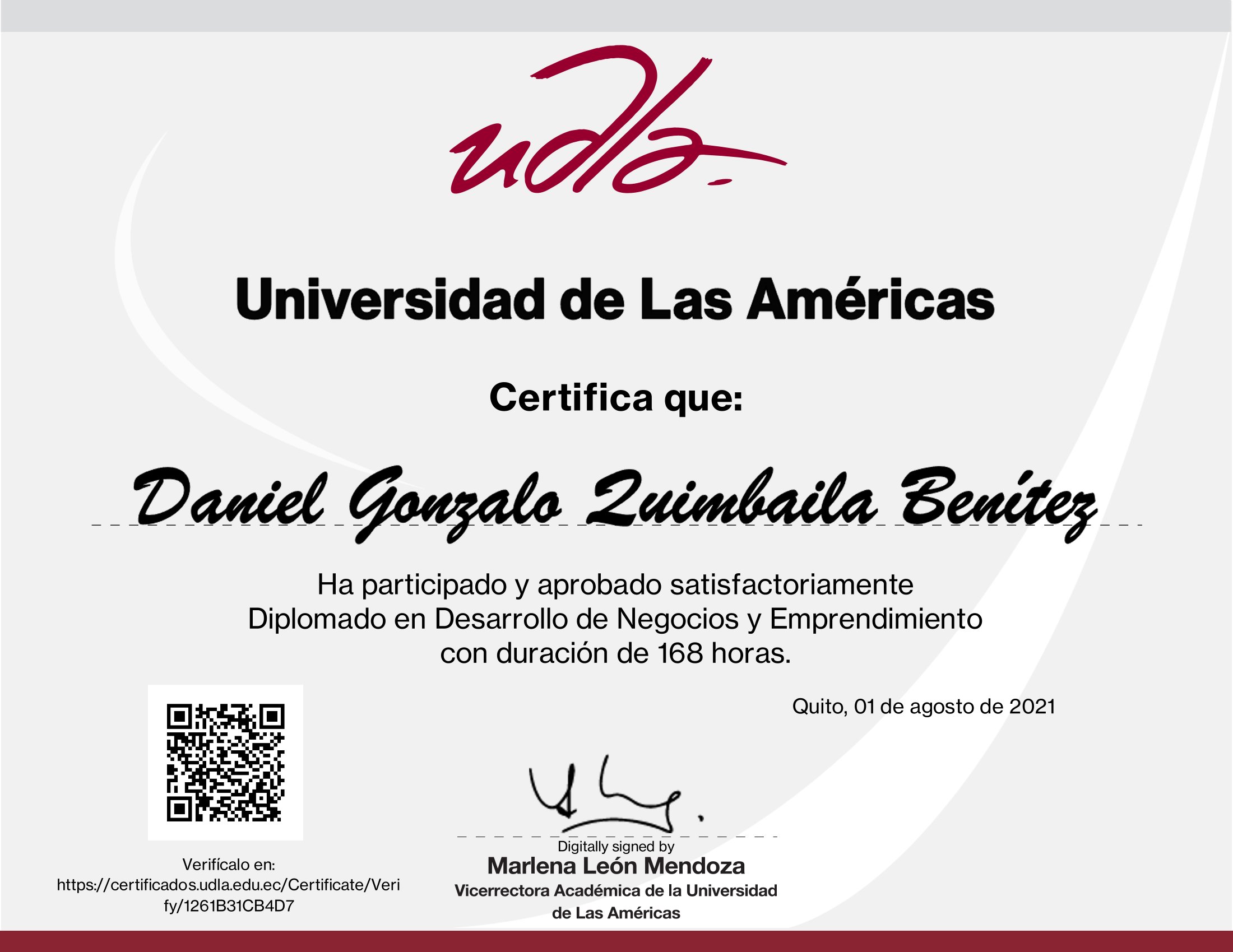 Certificado