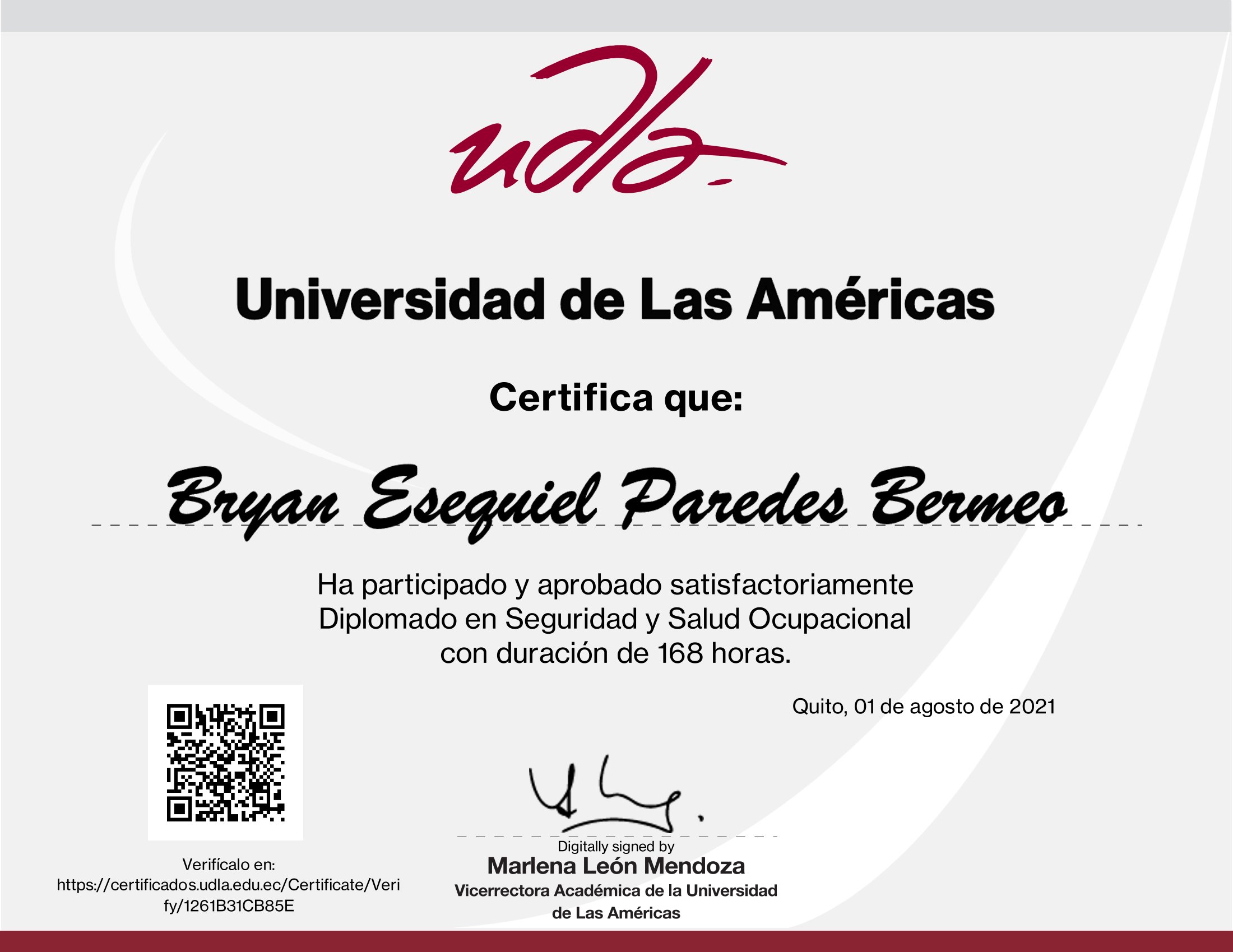 Certificado