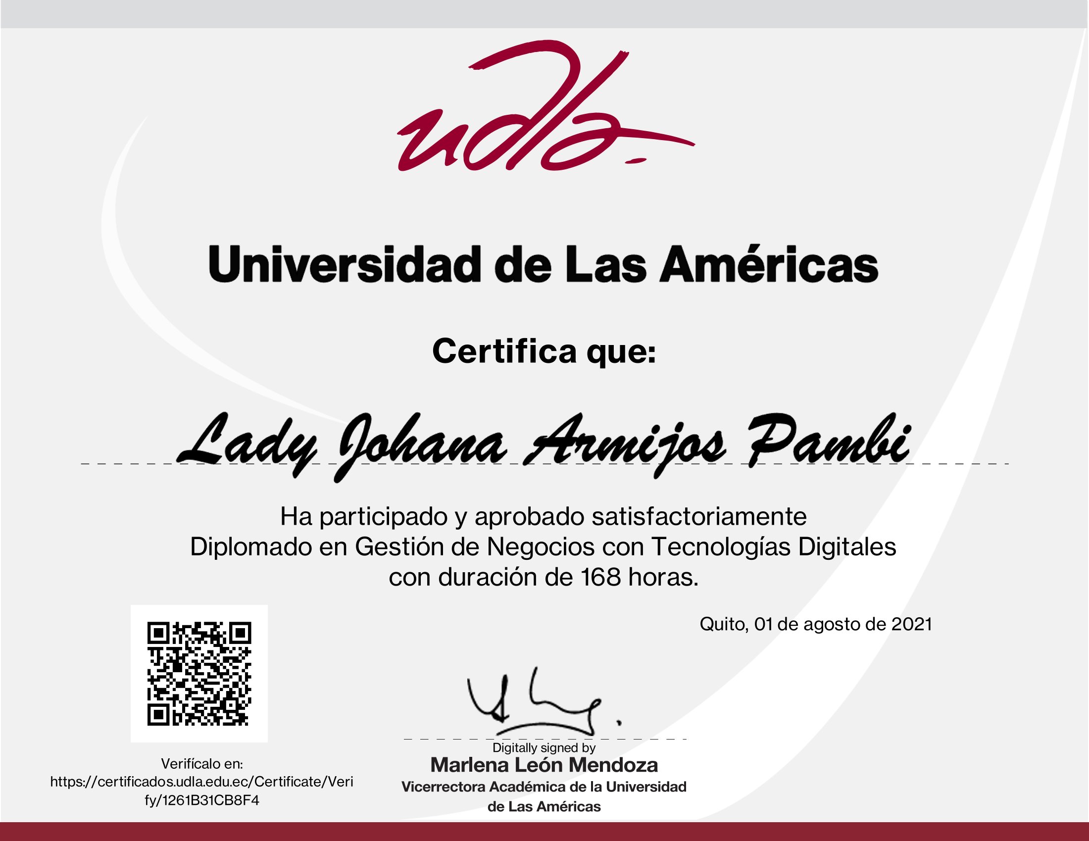 Certificado