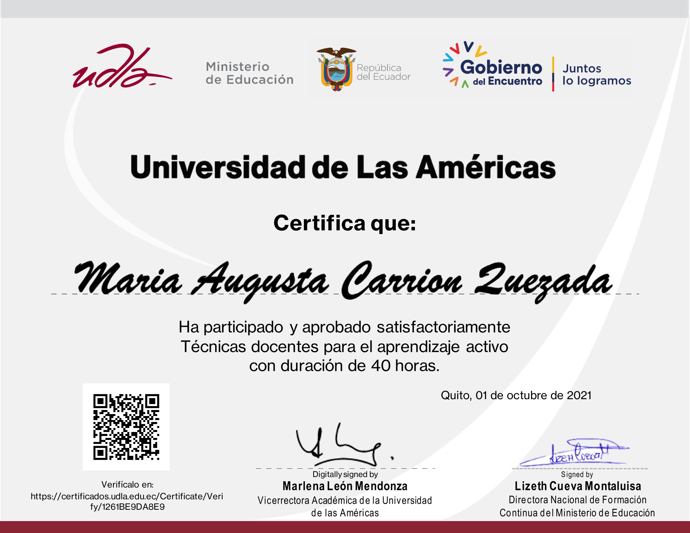 Certificado
