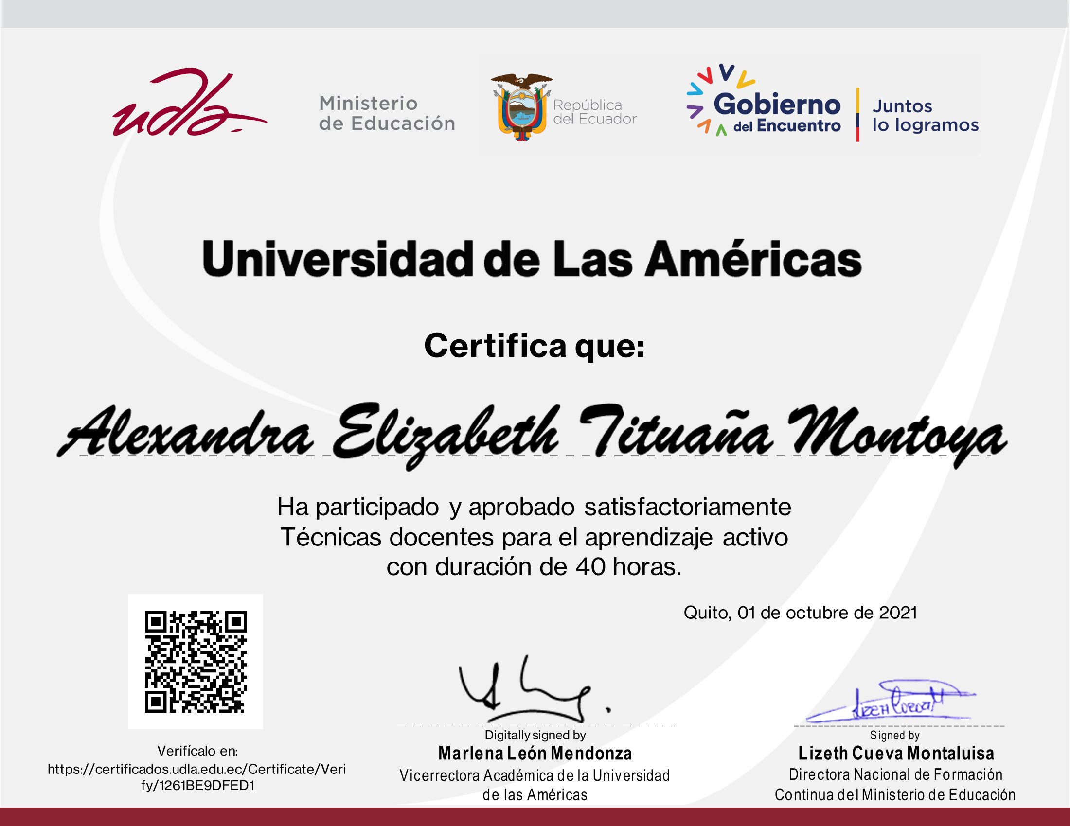 Certificado