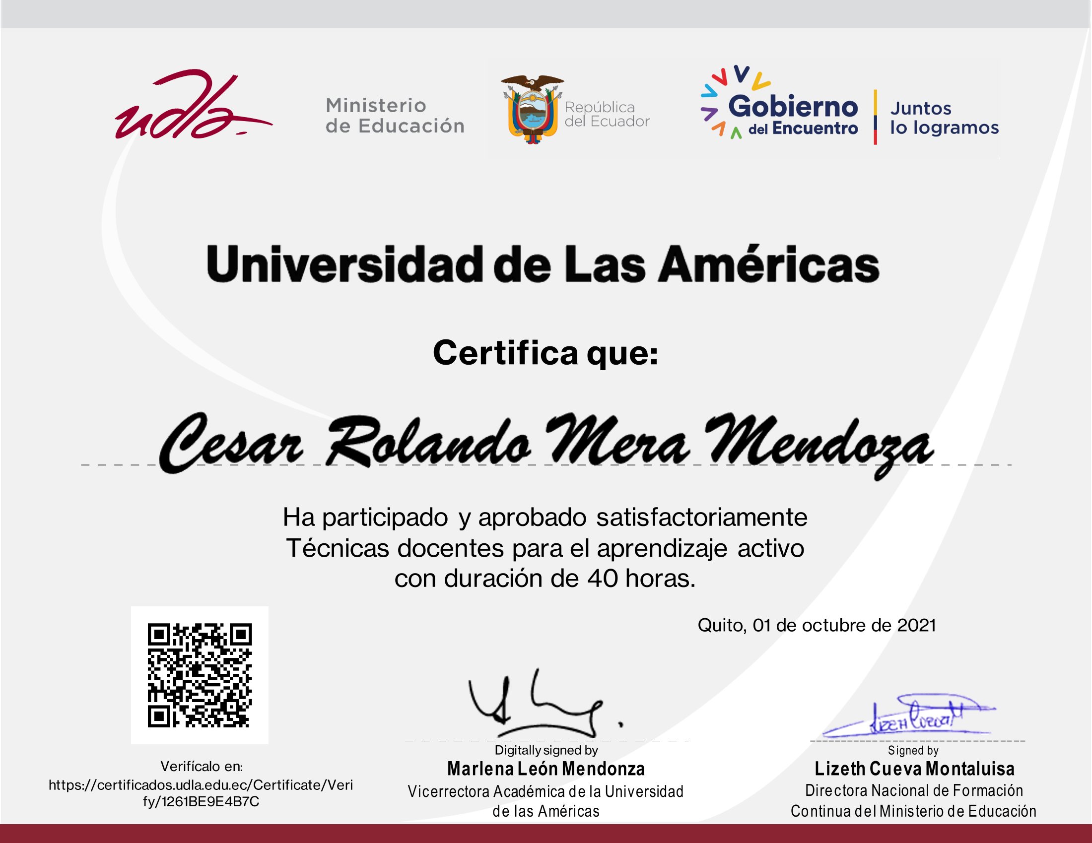 Certificado