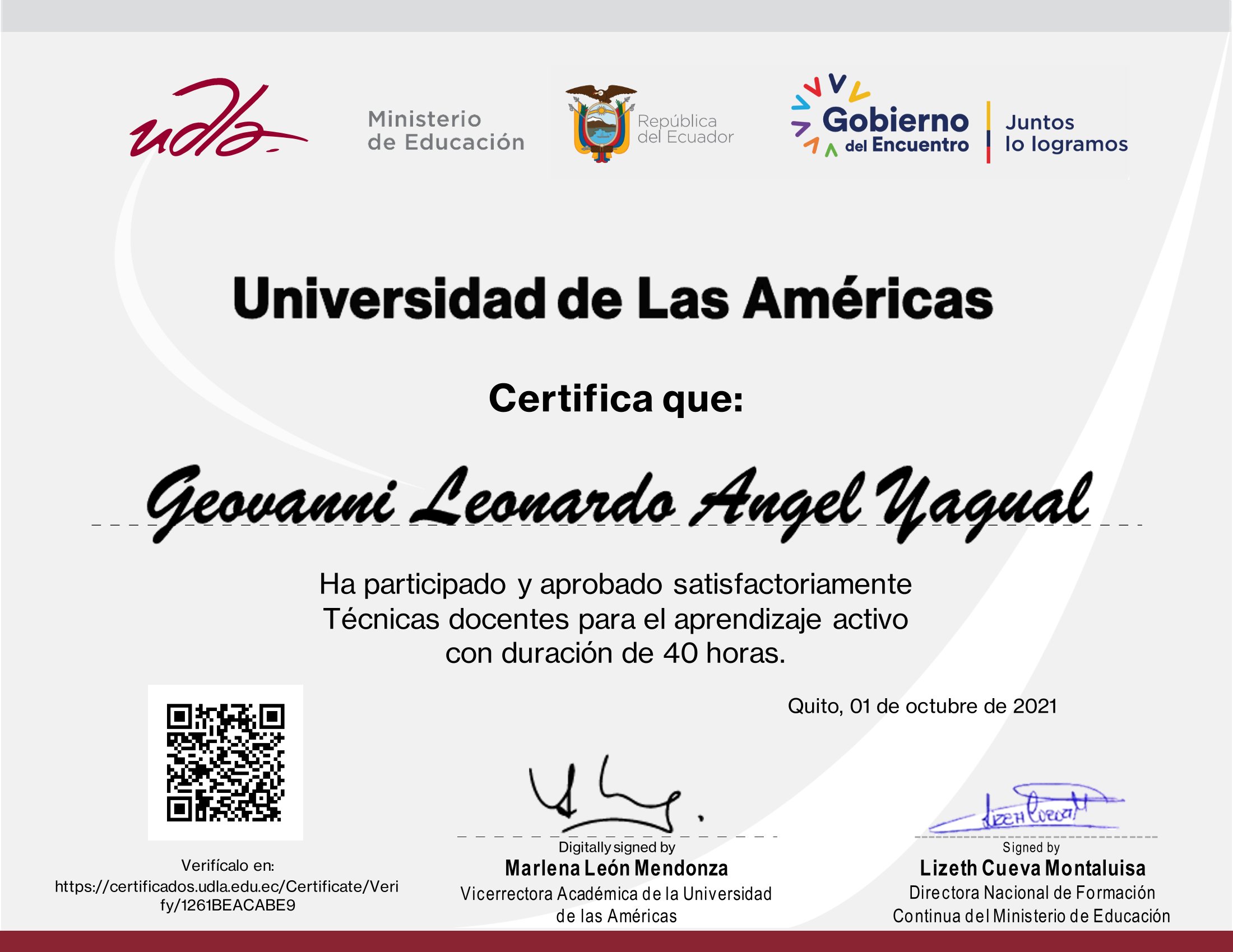 Certificado