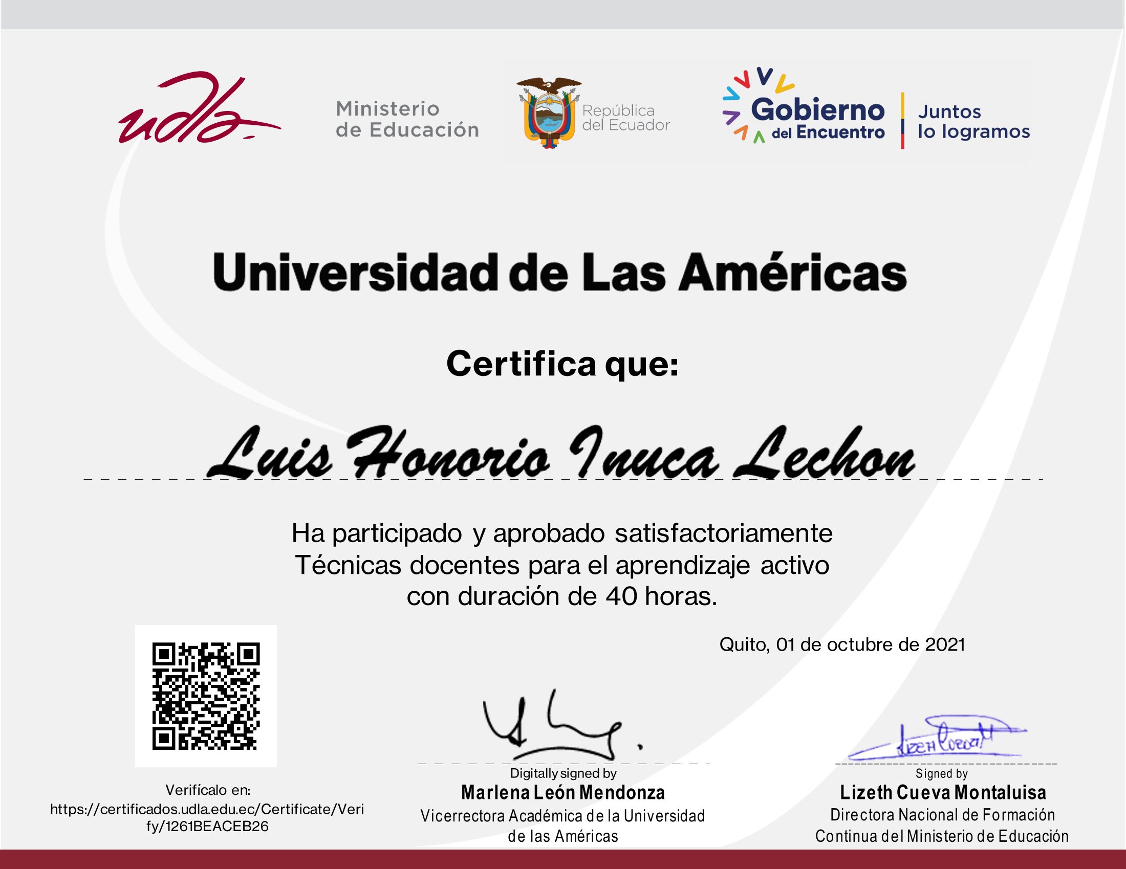 Certificado