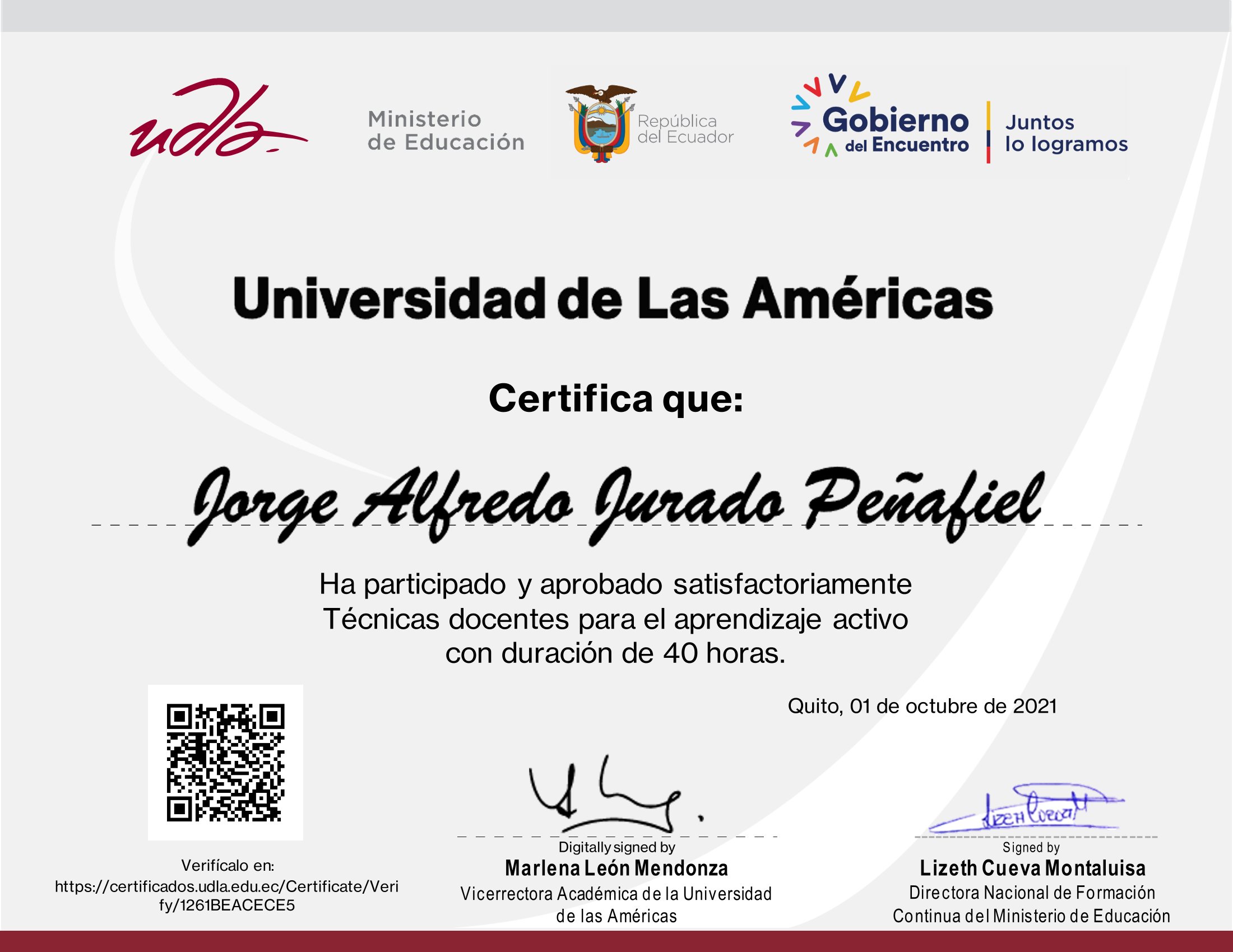 Certificado