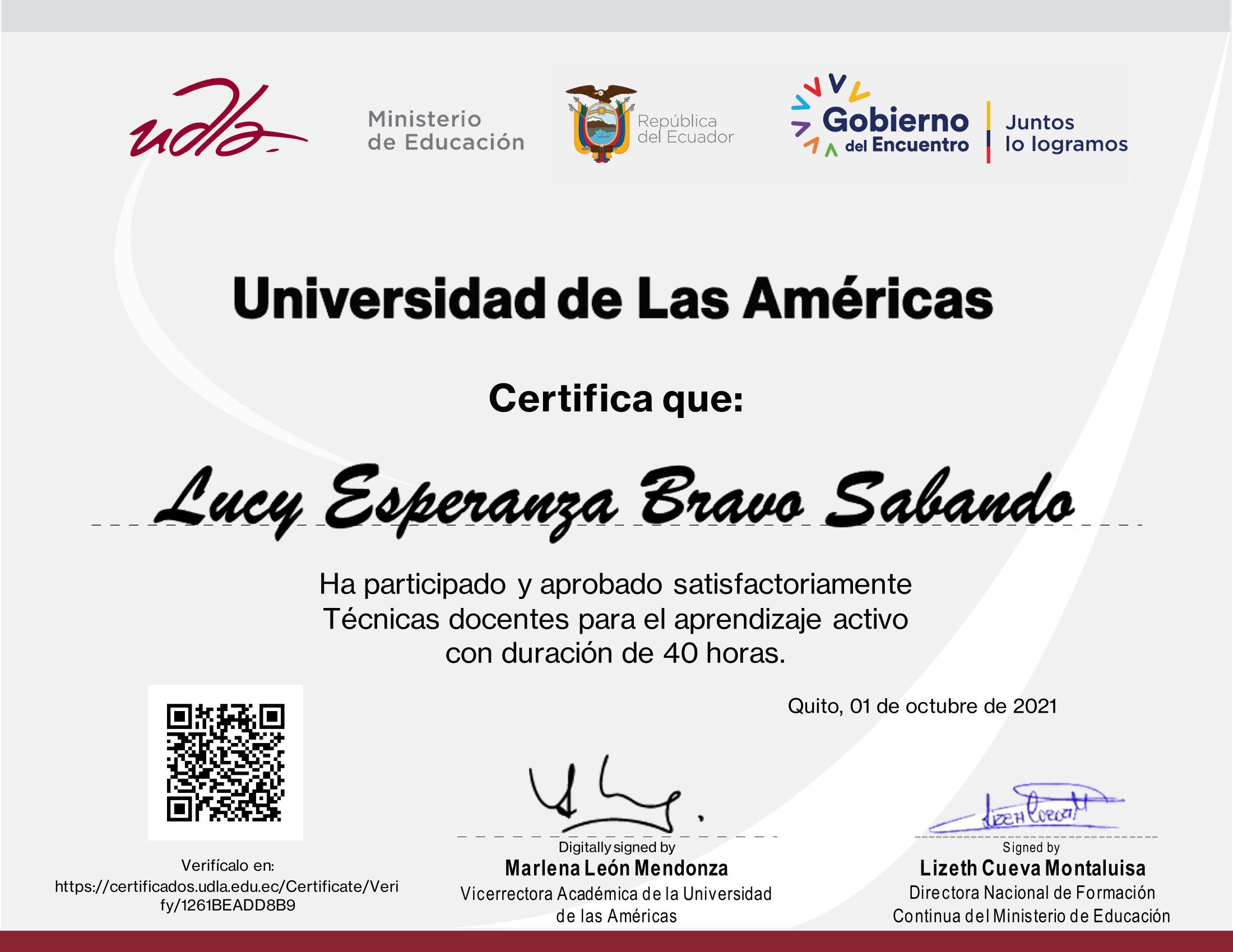 Certificado
