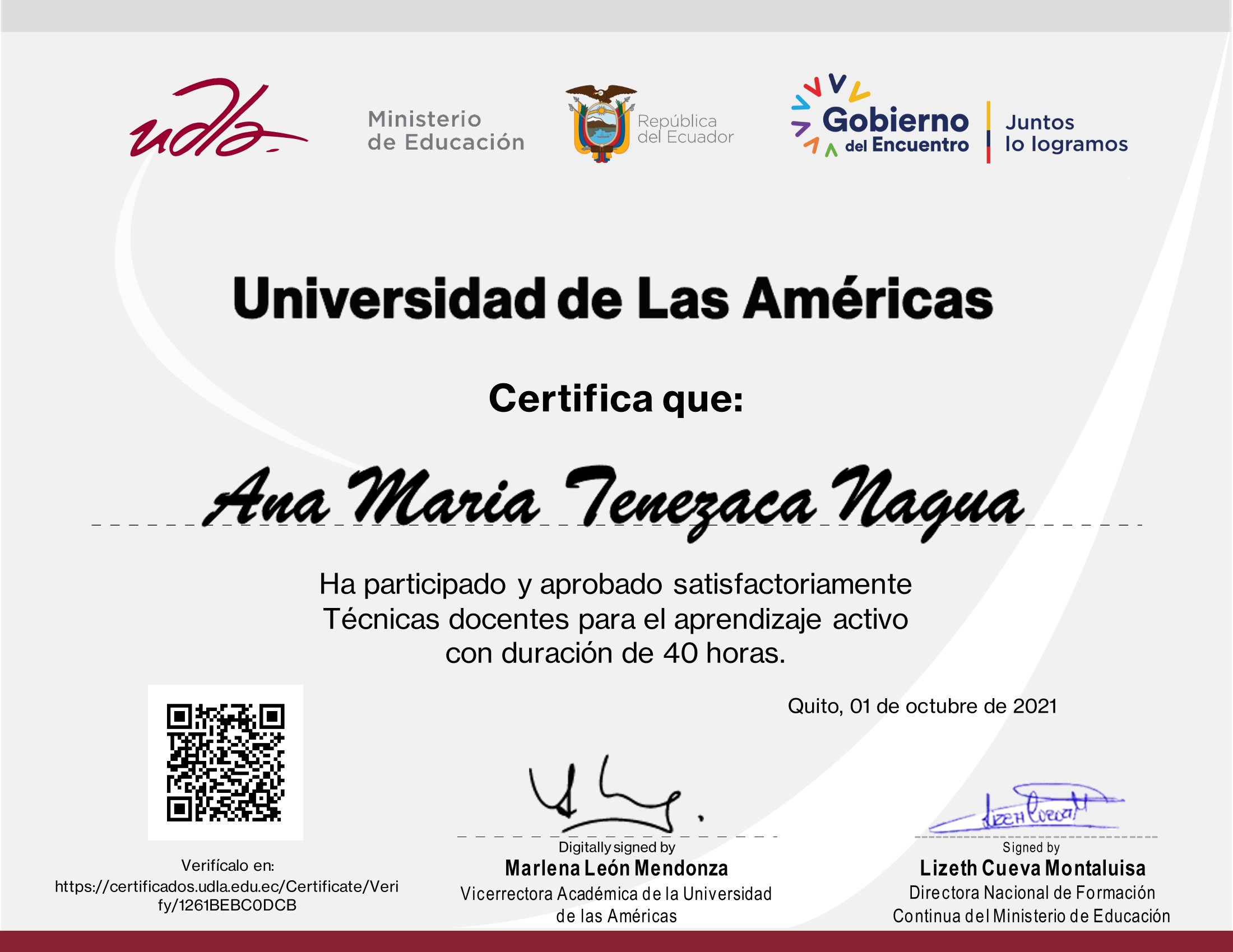 Certificado