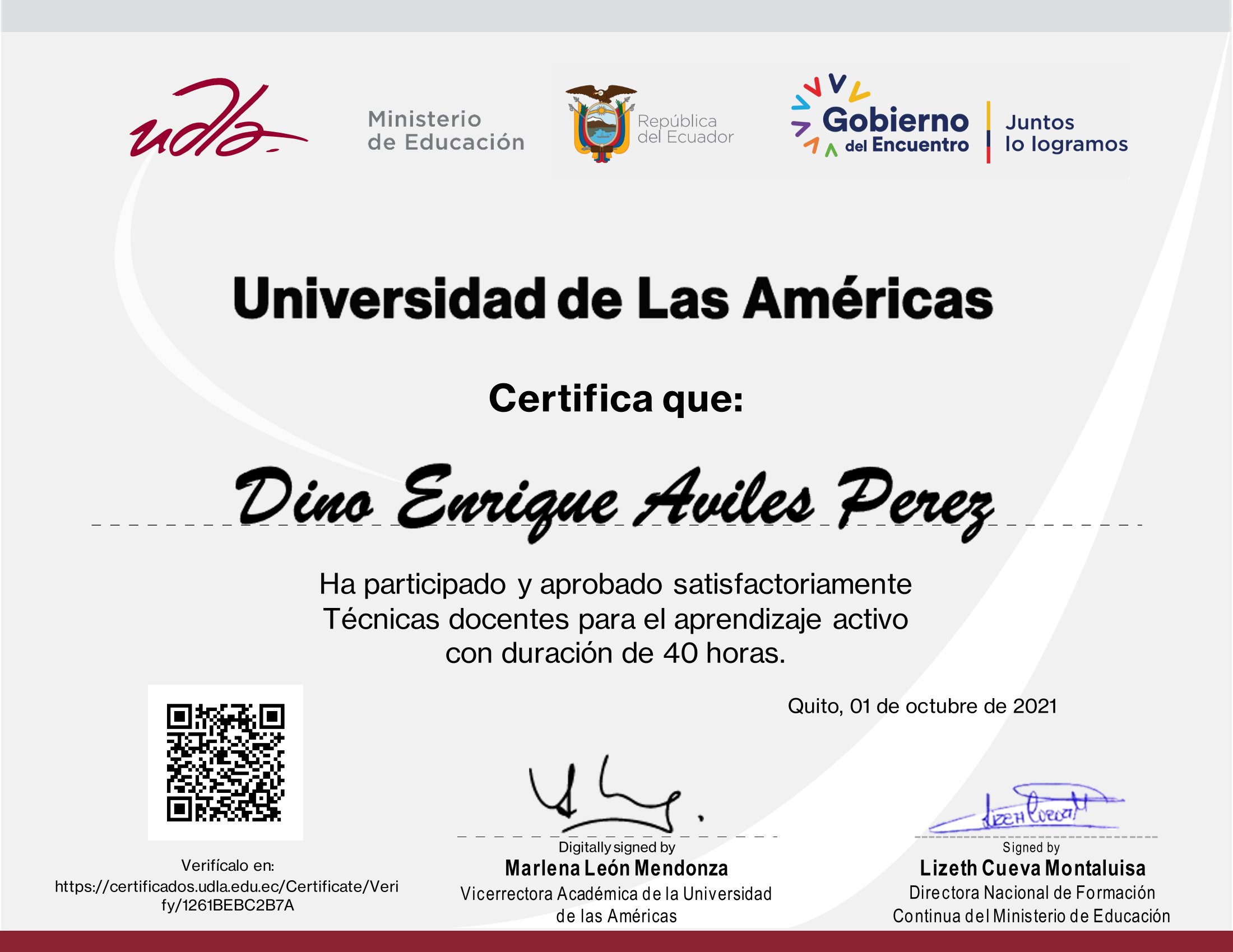 Certificado