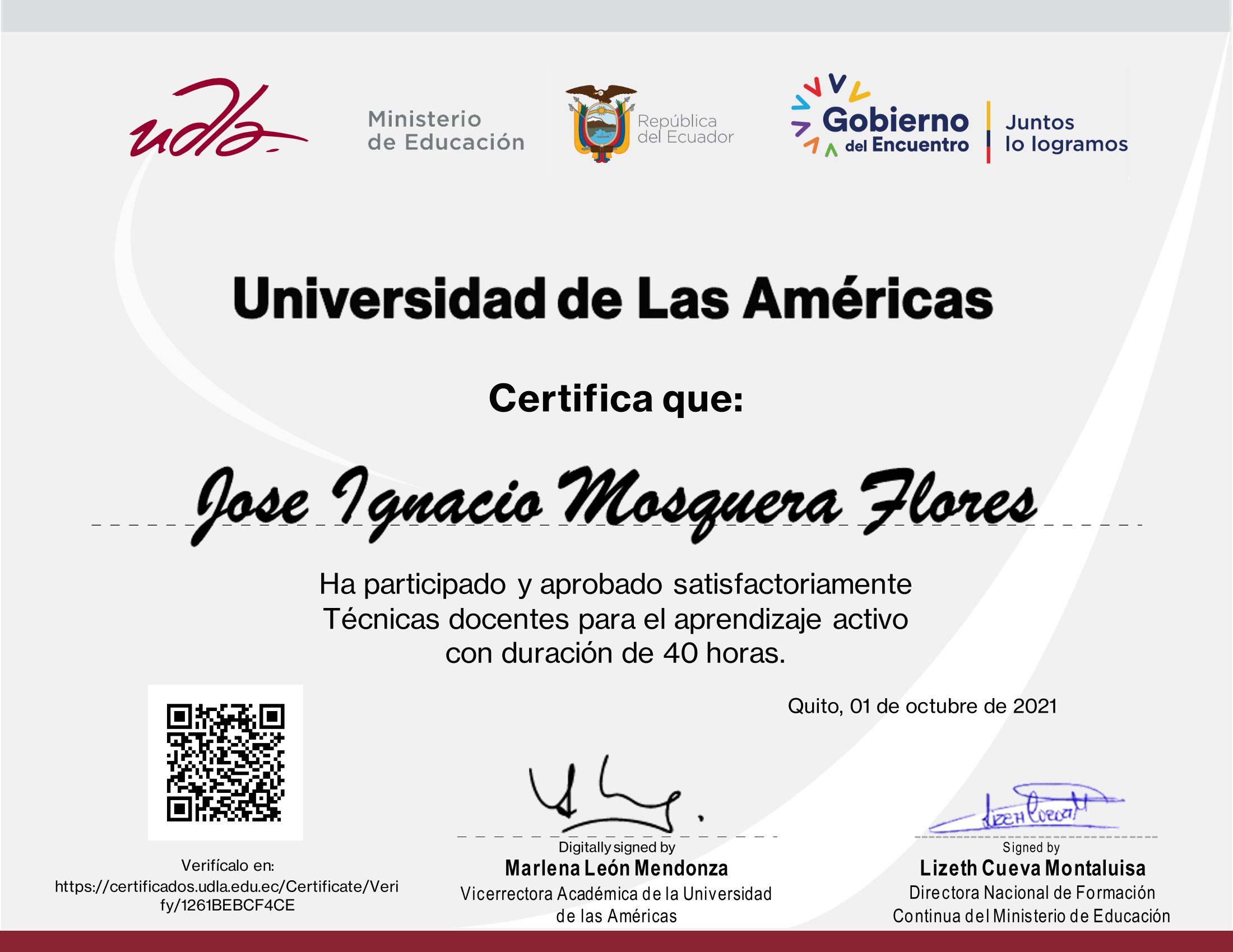 Certificado