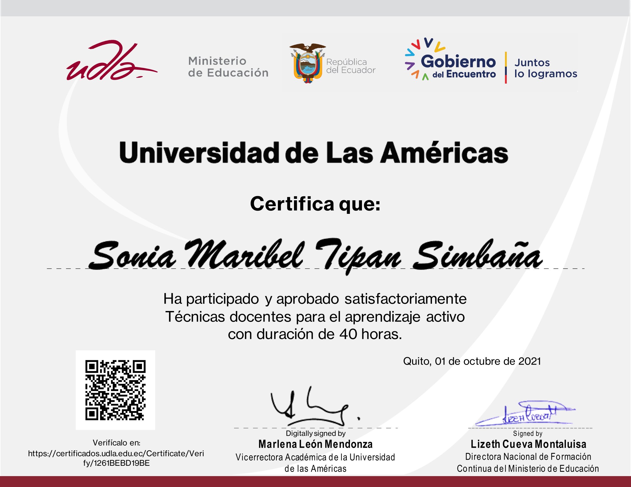 Certificado
