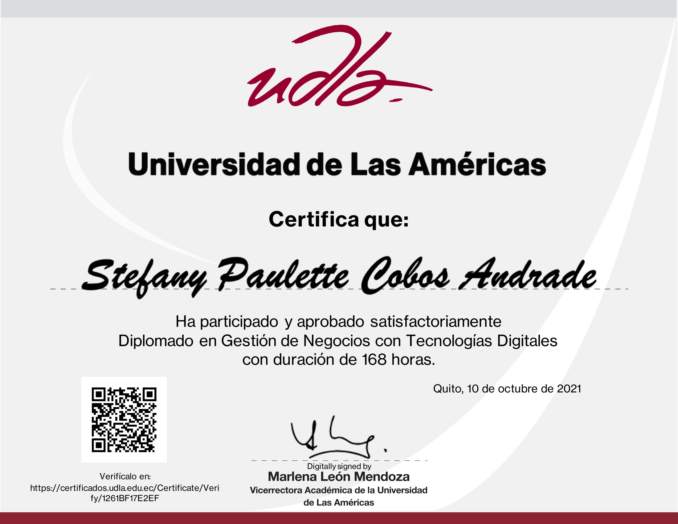 Certificado
