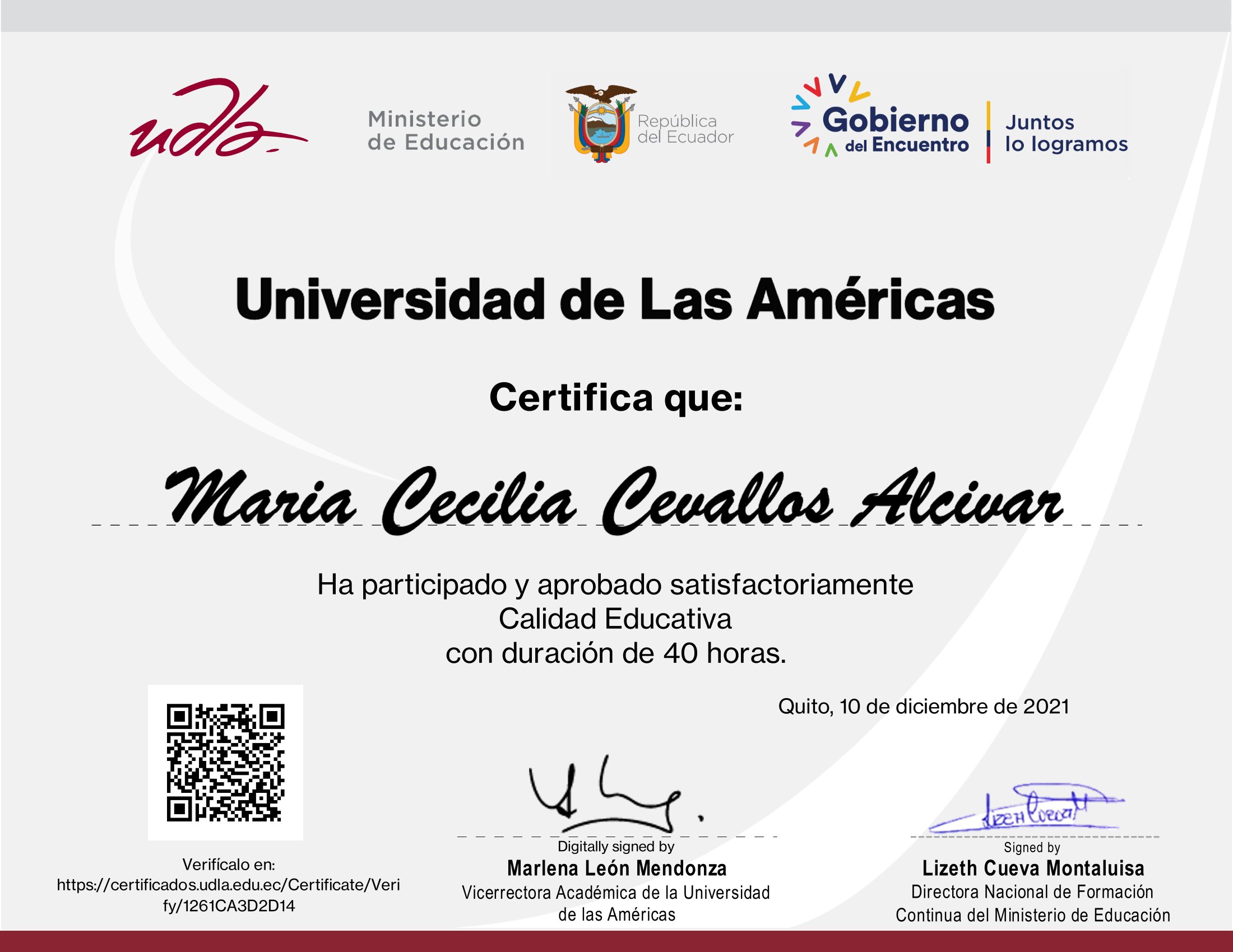 Certificado