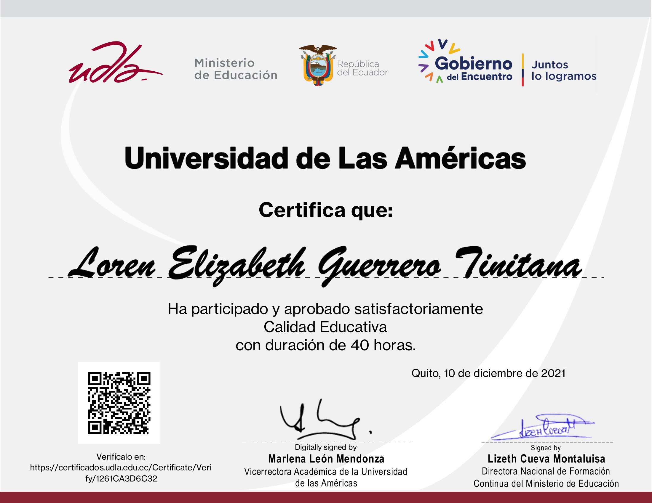 Certificado
