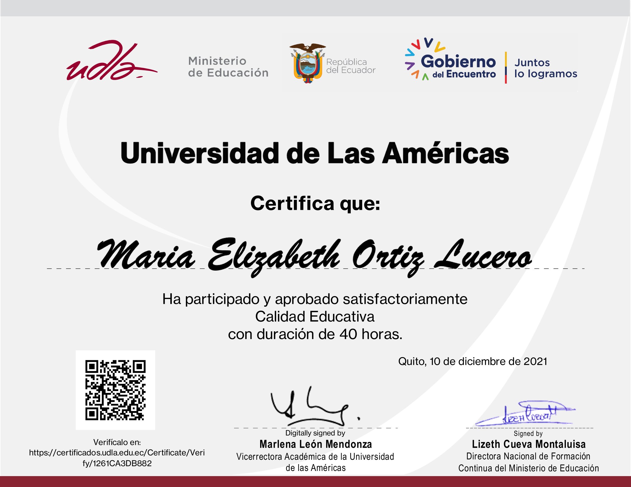 Certificado