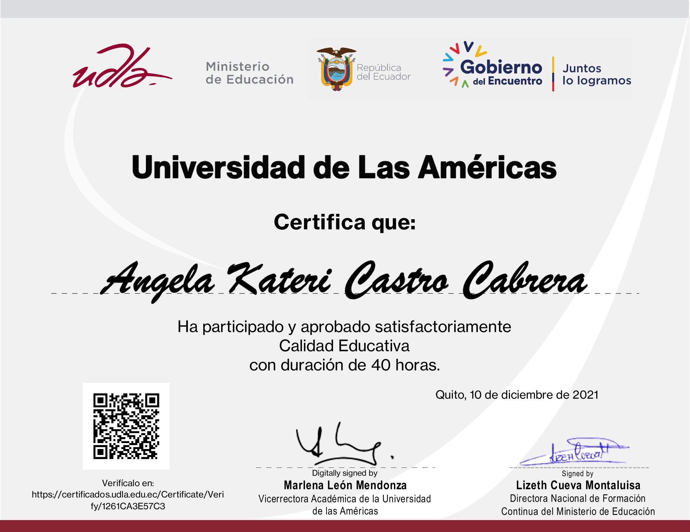 Certificado