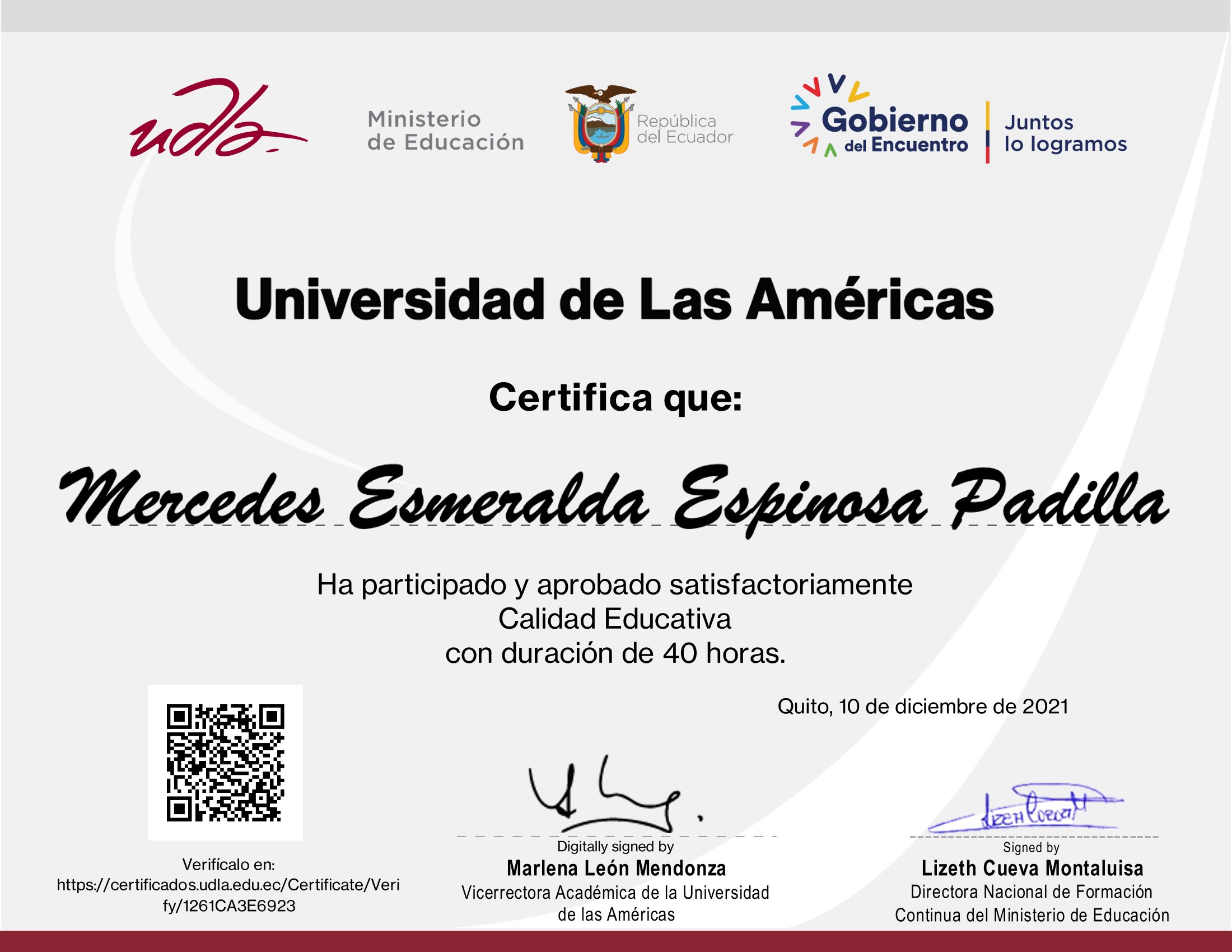Certificado