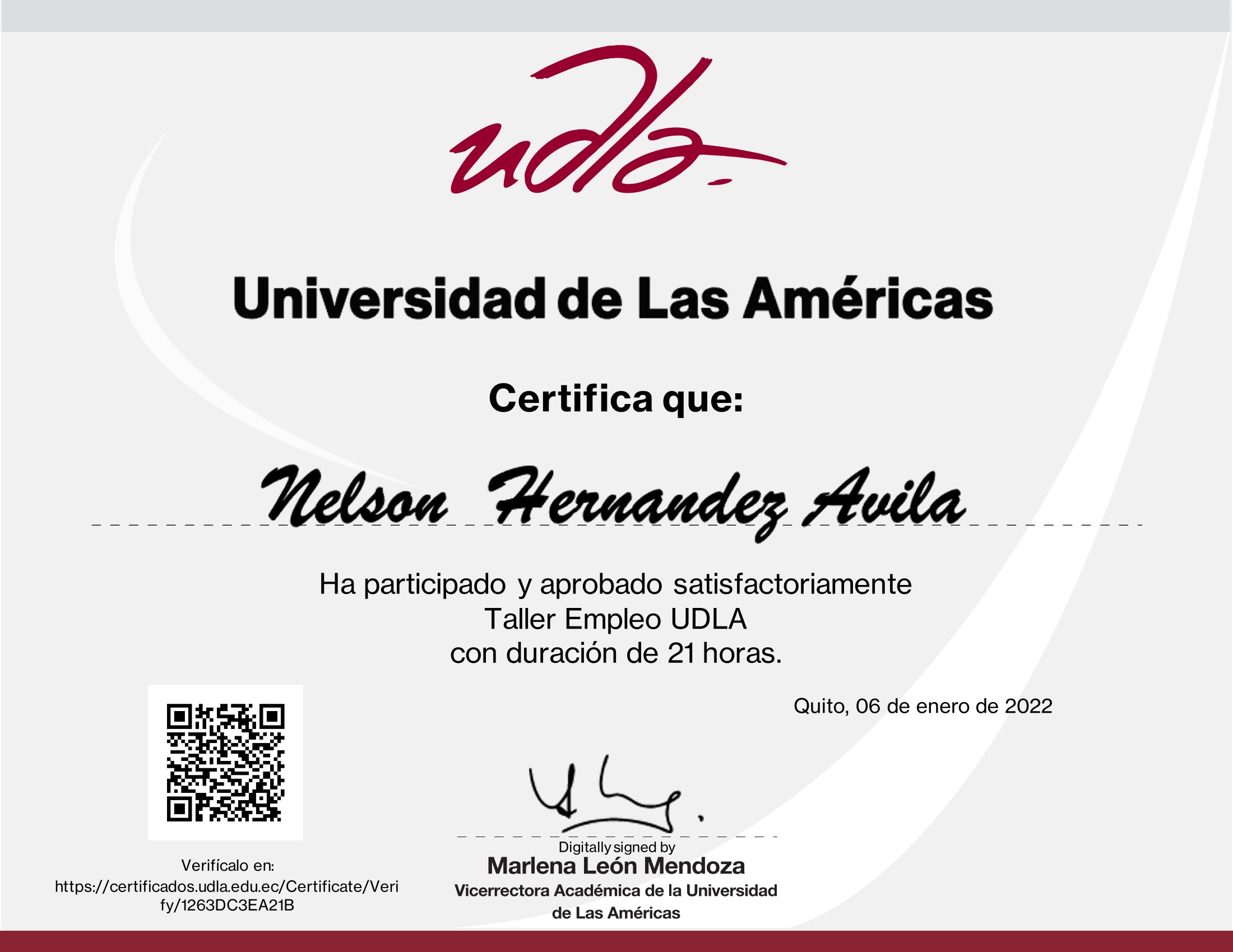 Certificado