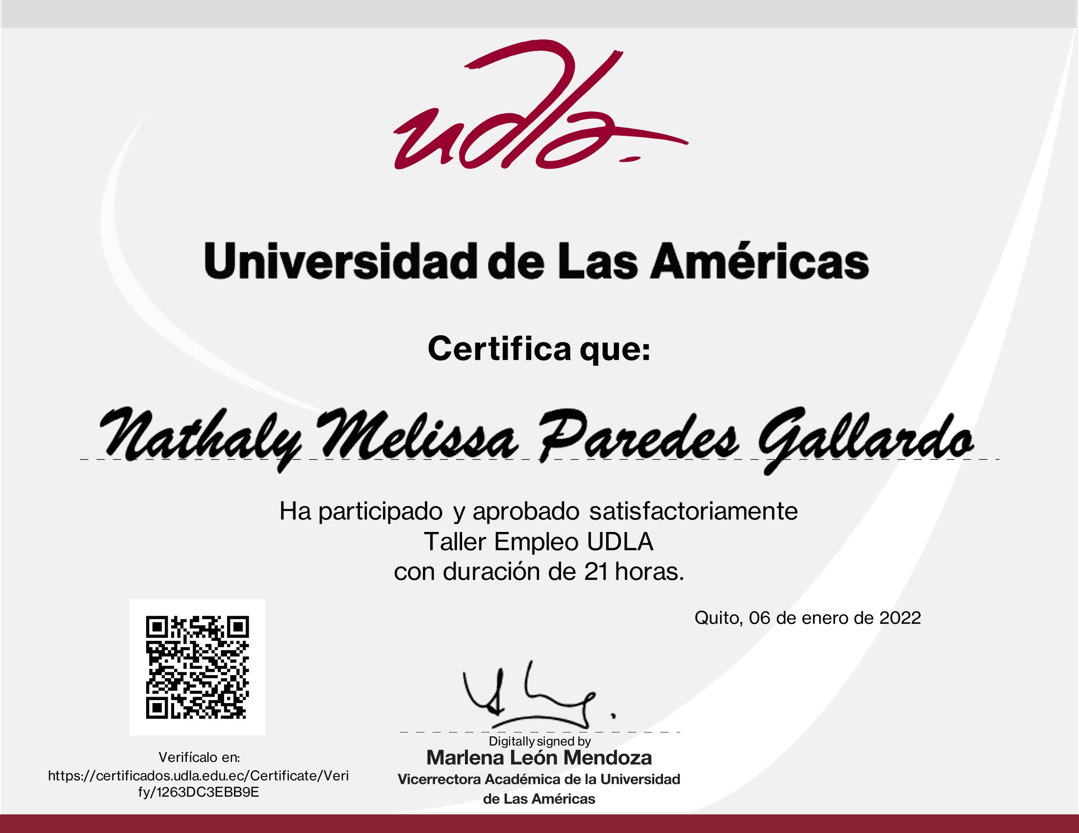 Certificado