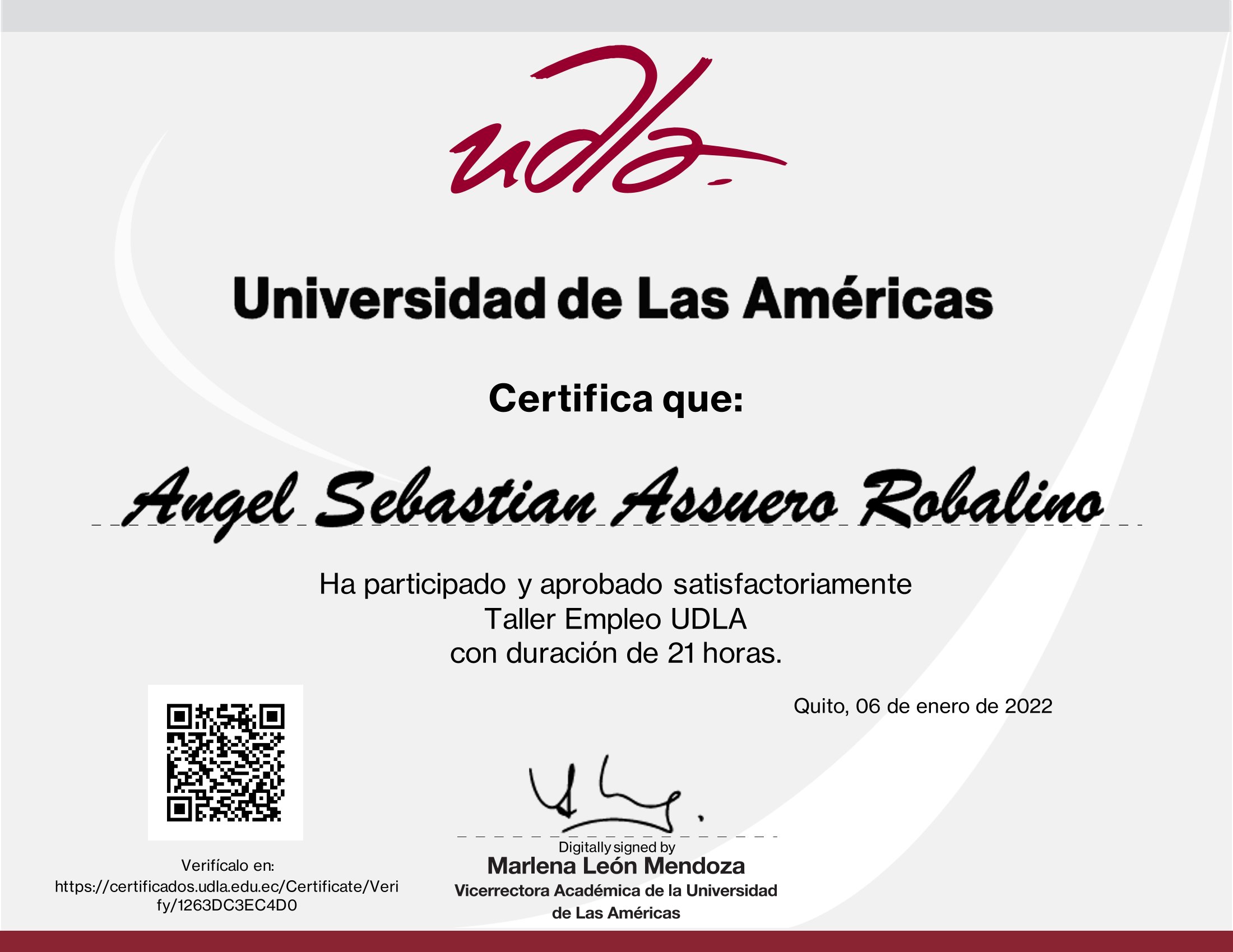 Certificado