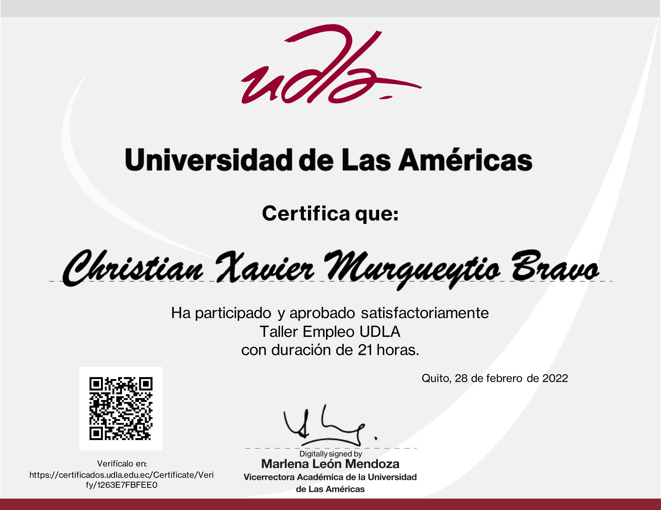 Certificado
