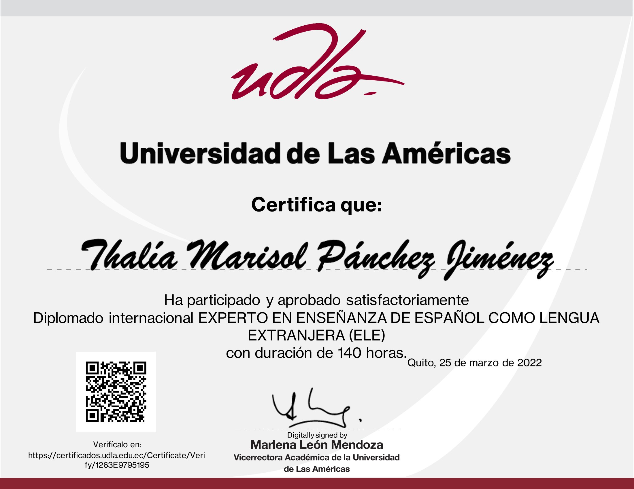 Certificado