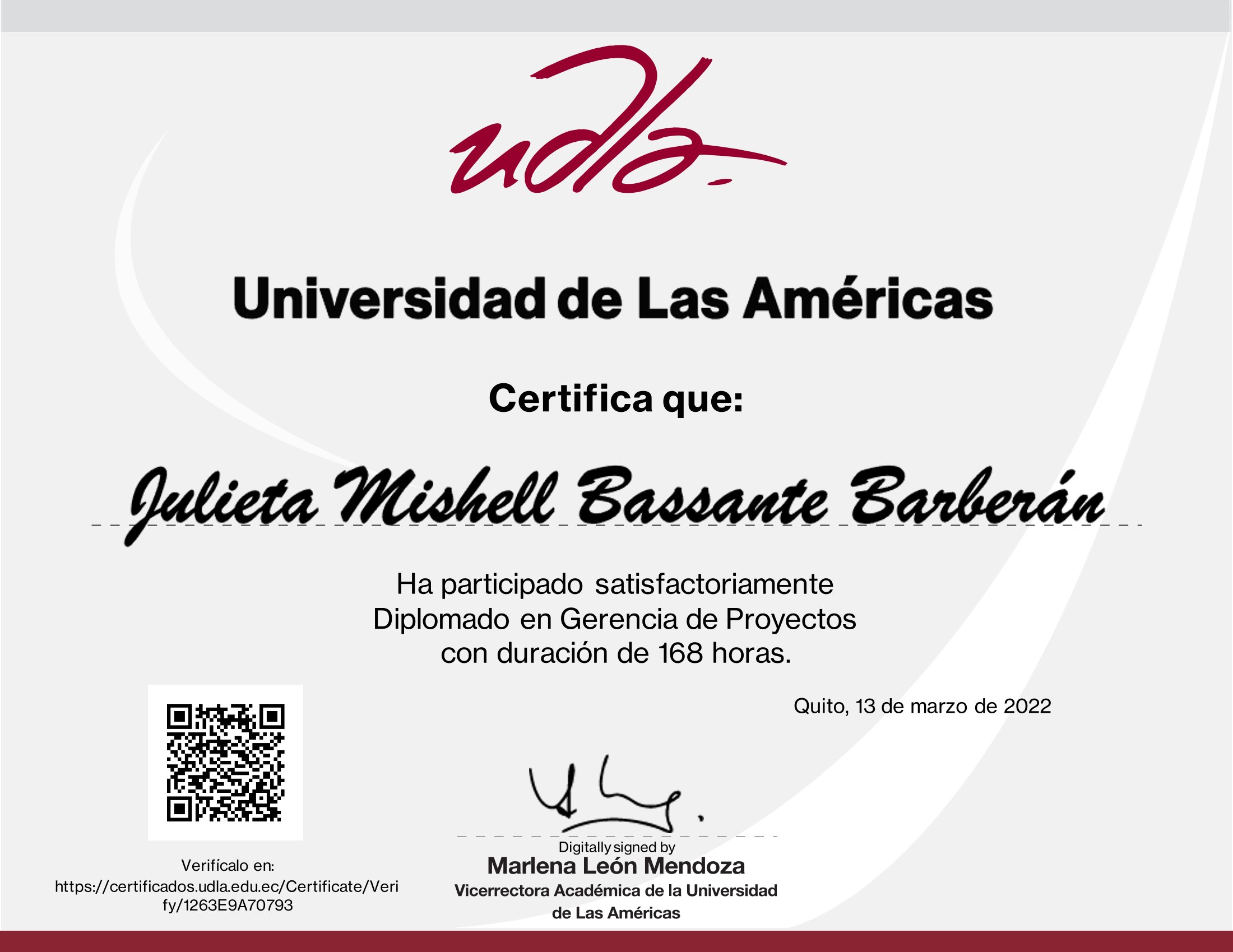Certificado