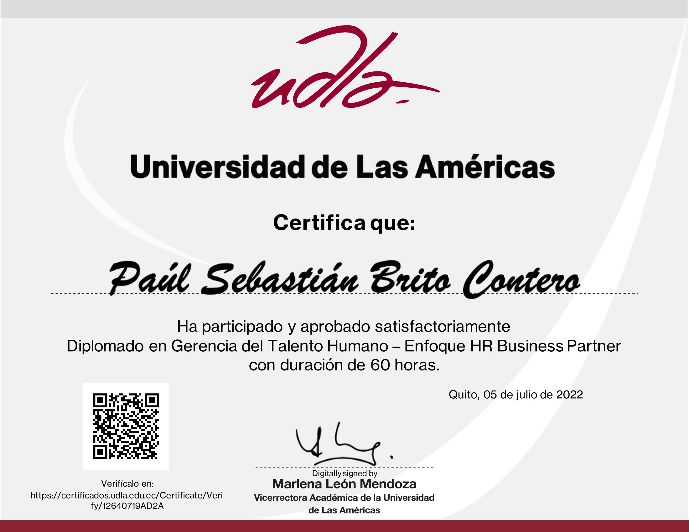 Certificado