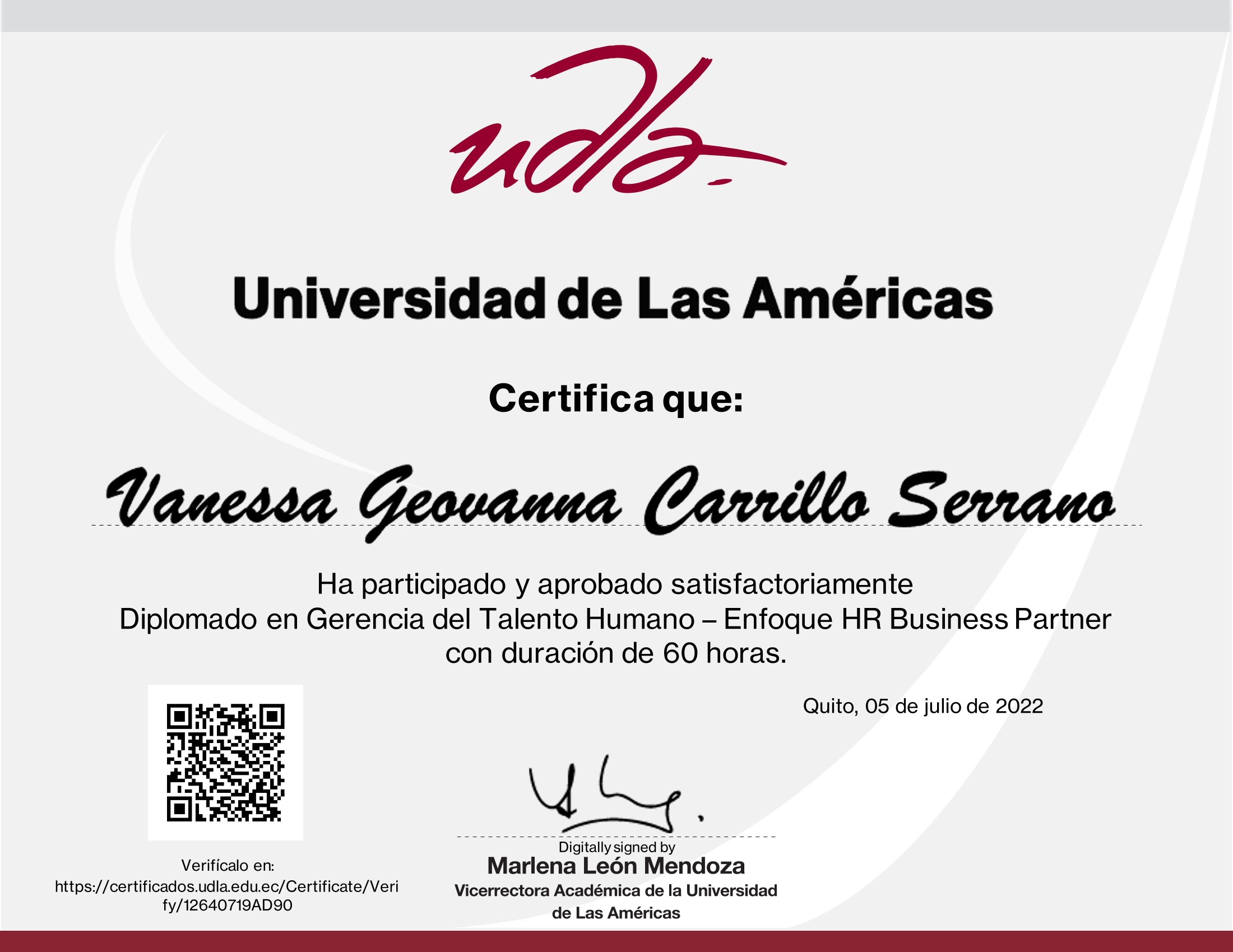 Certificado