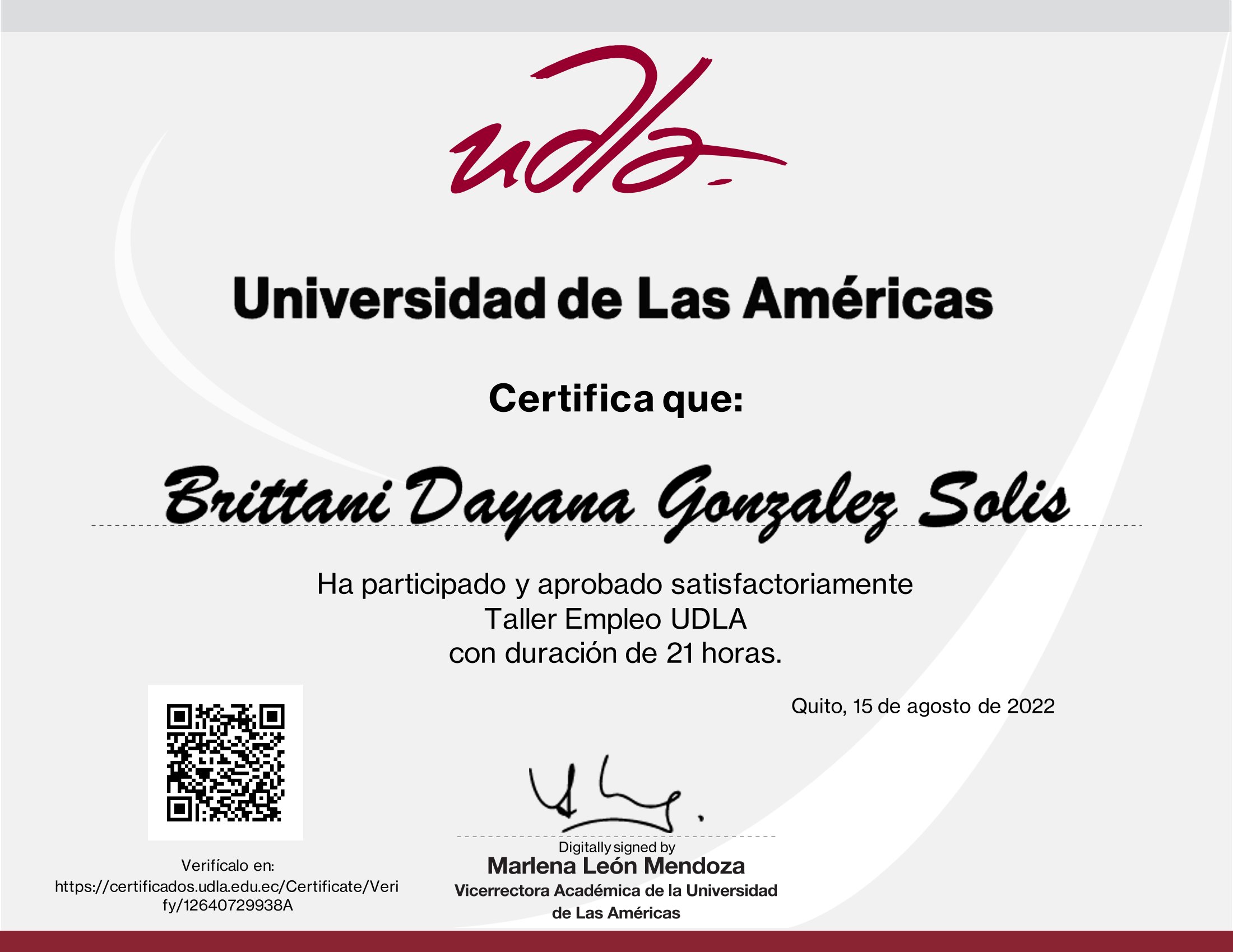 Certificado