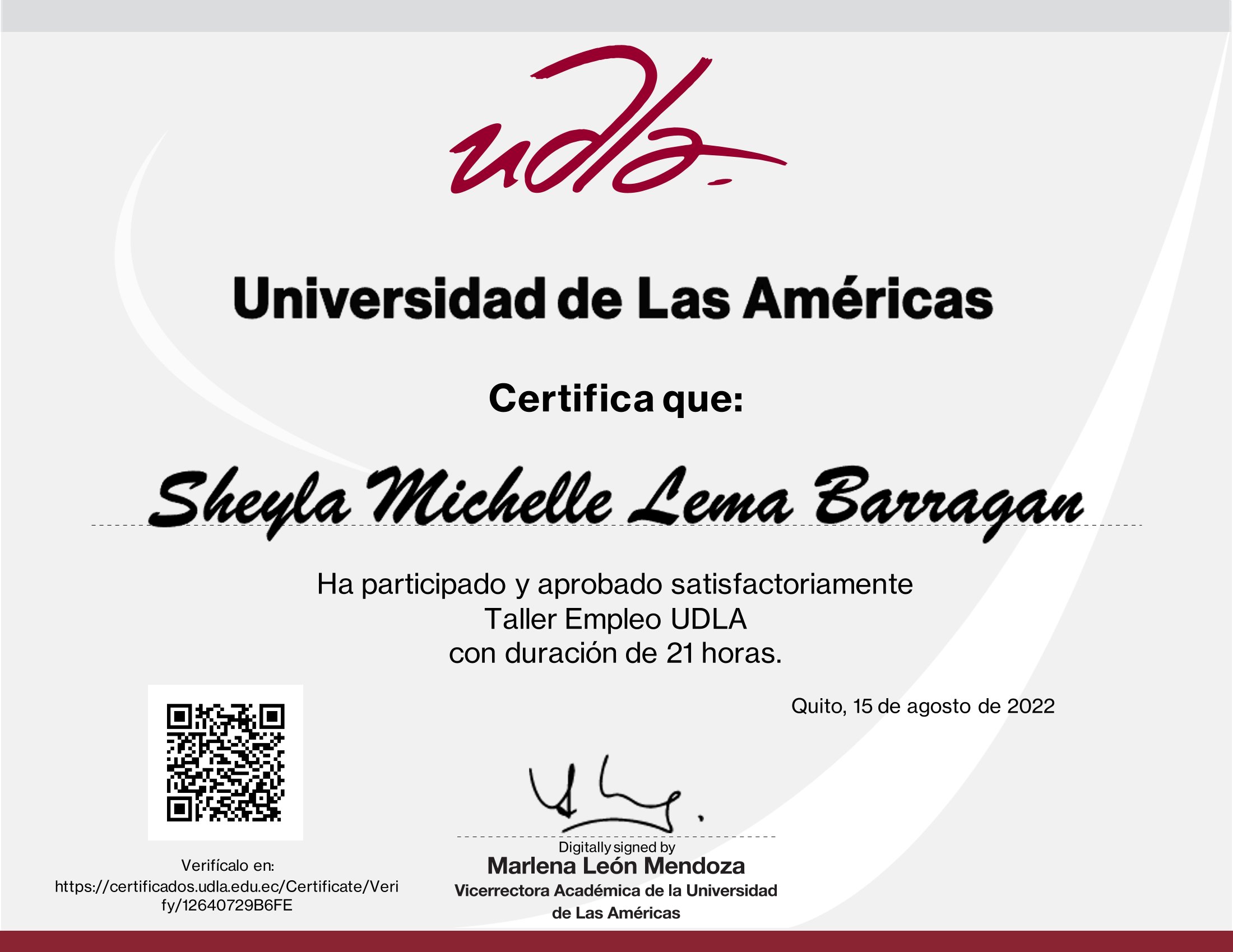 Certificado