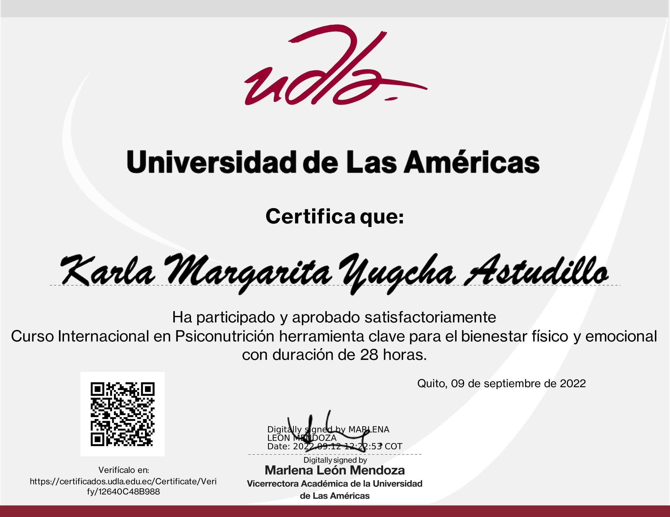 Certificado