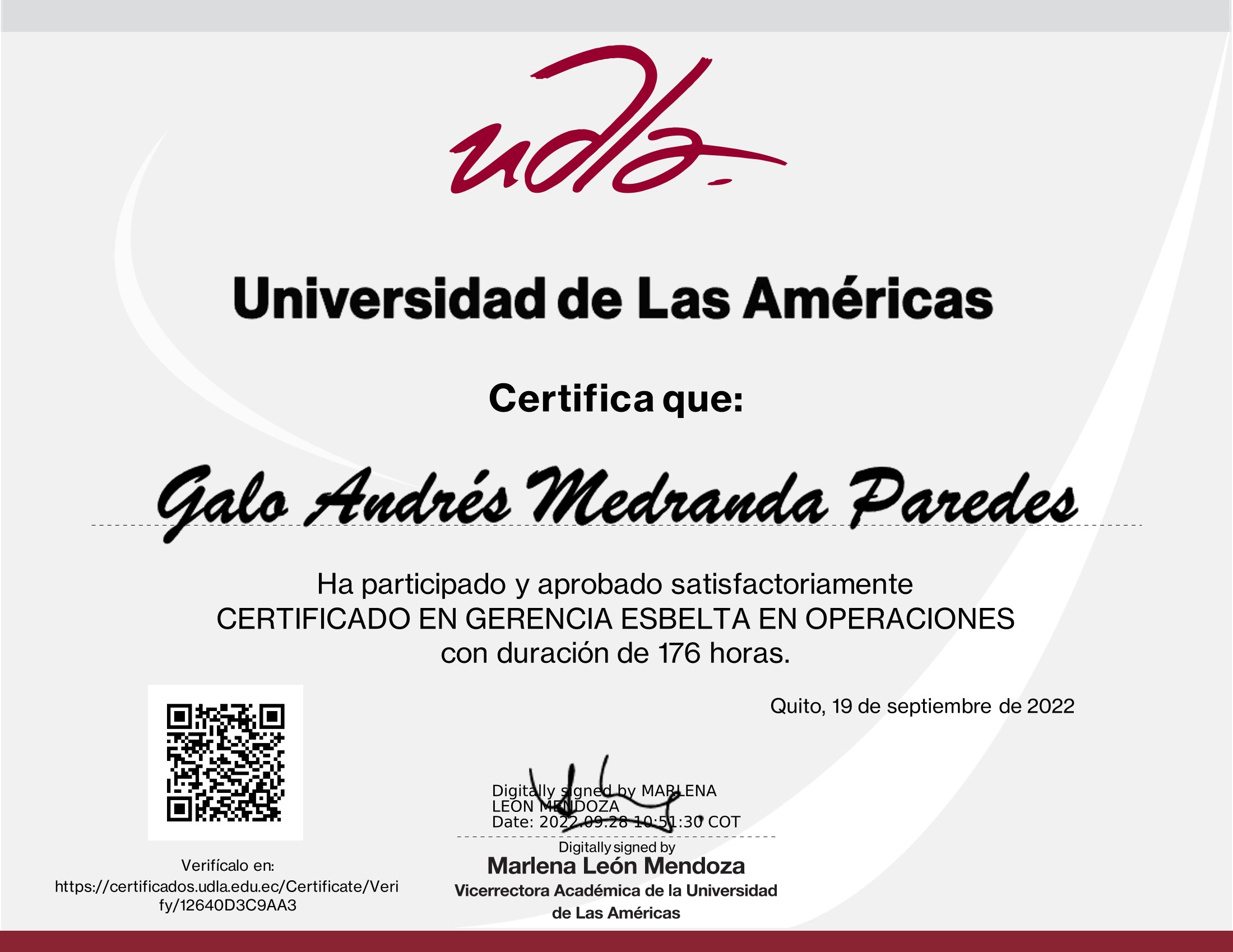 Certificado