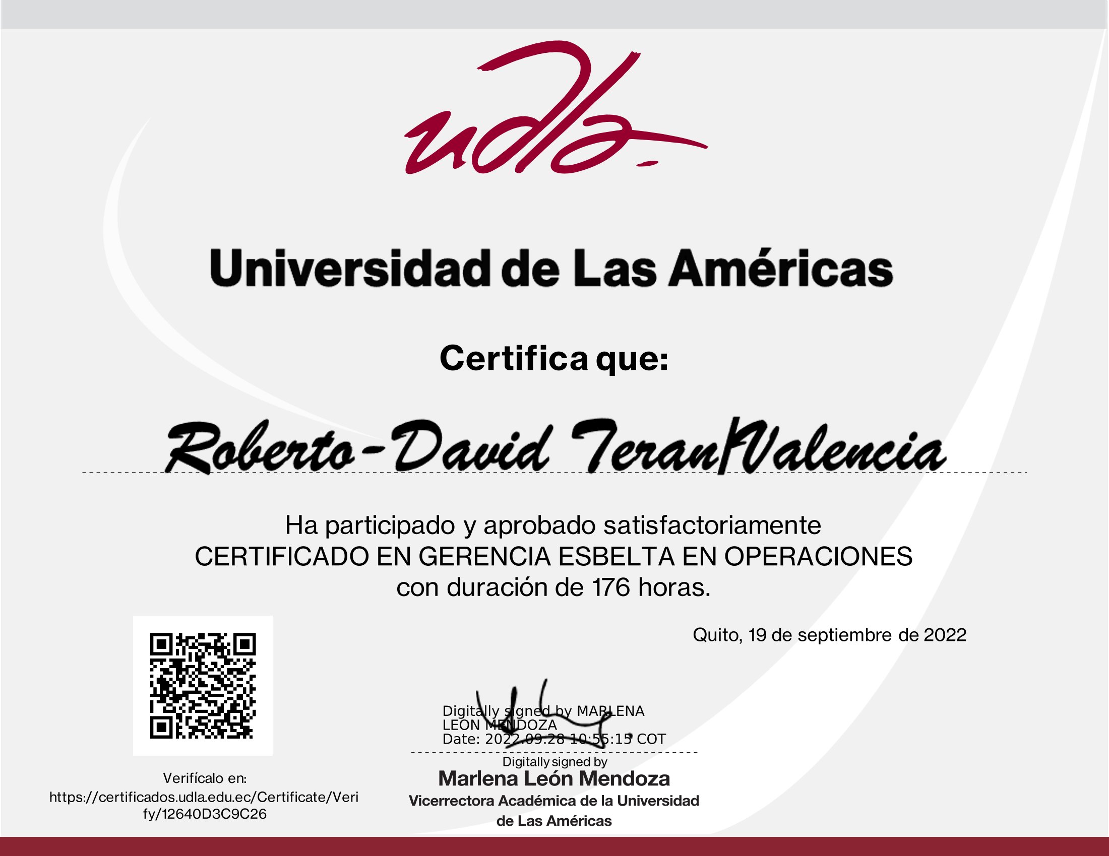 Certificado